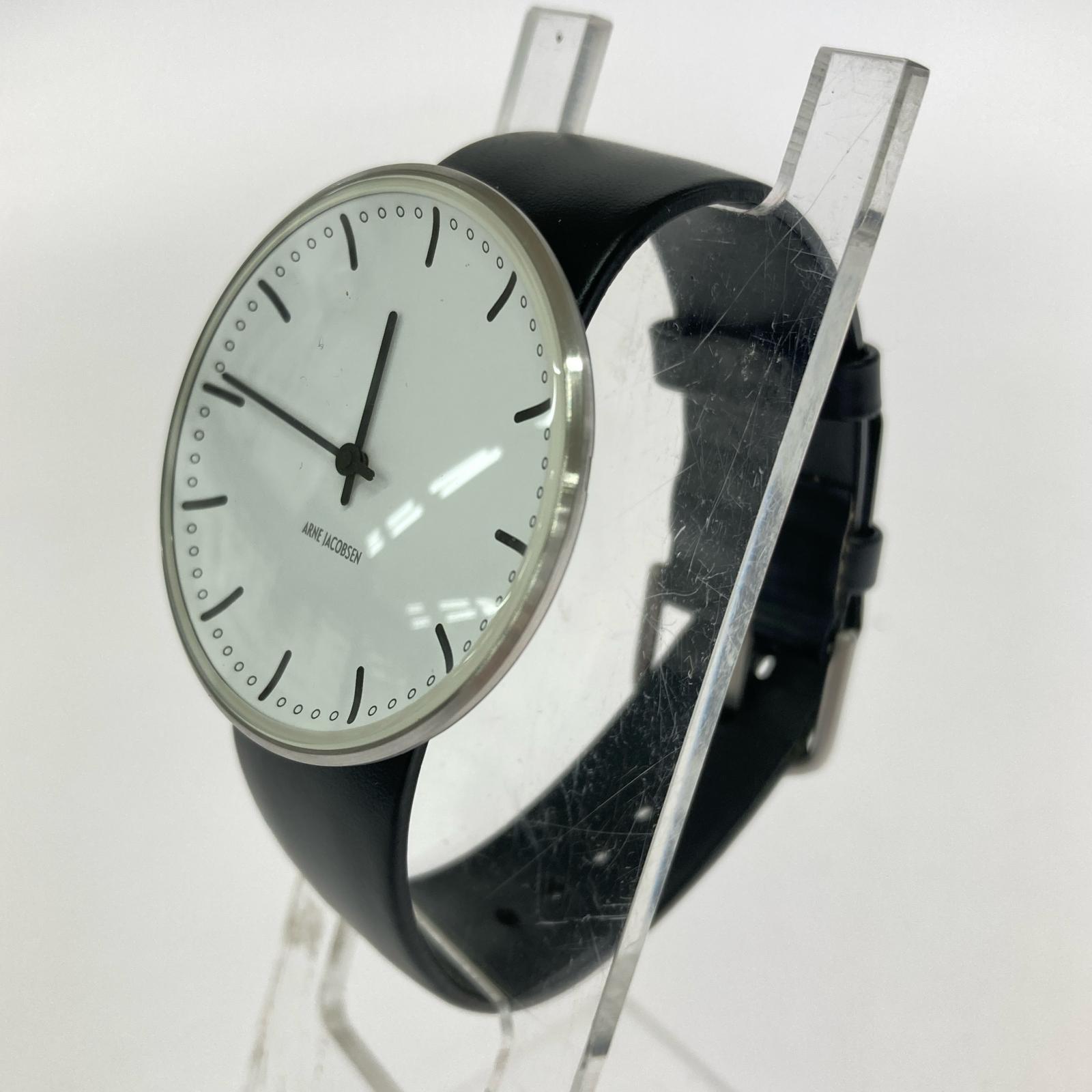 腕時計 ARNE JACOBSEN 腕時計 ブラック