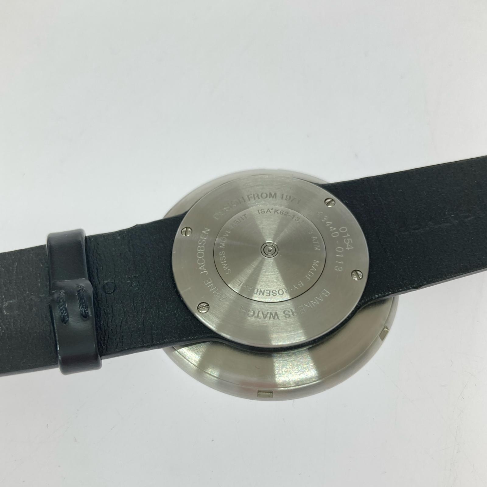 腕時計 ARNE JACOBSEN 腕時計 ブラック