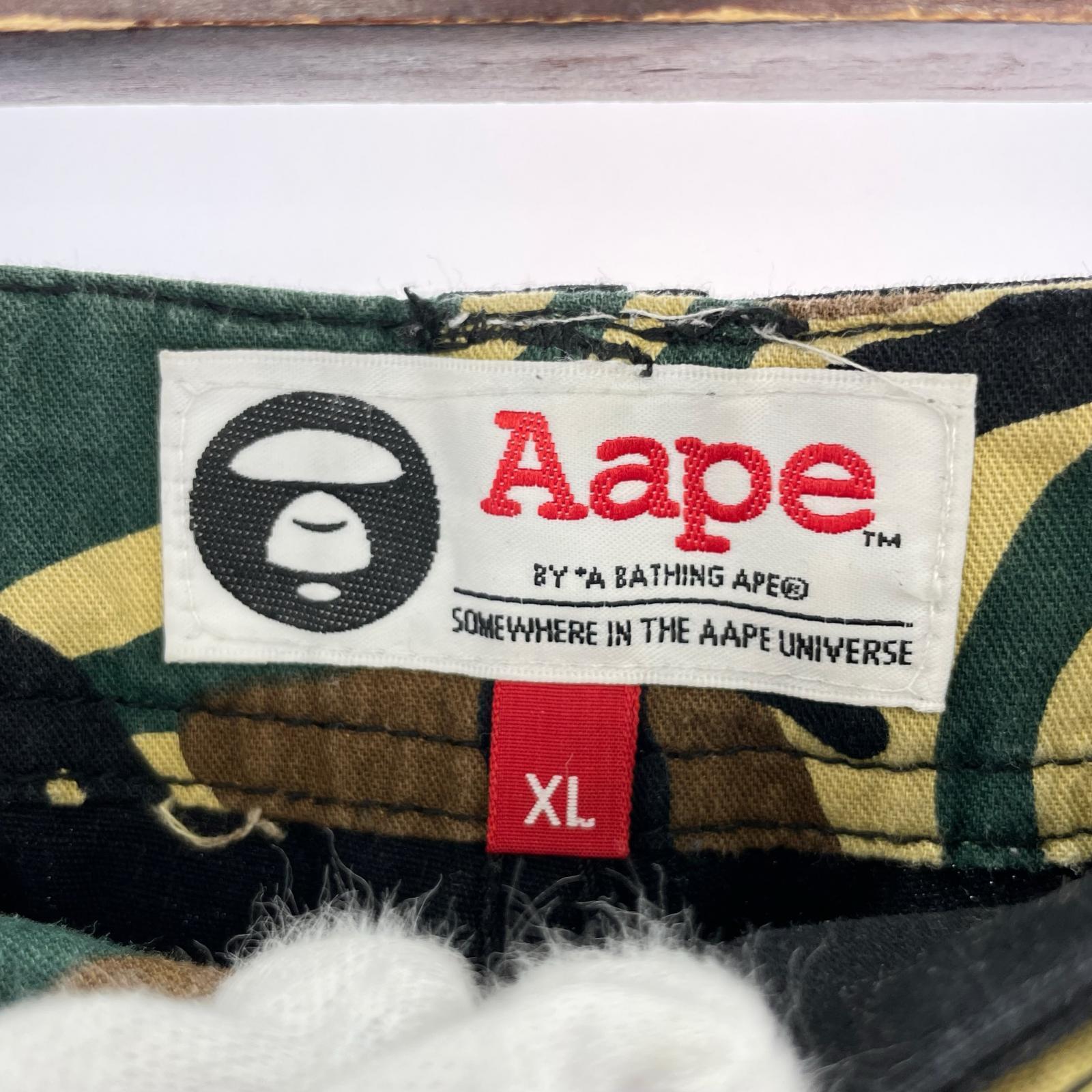 パンツ AAPE テーパードカーゴパンツ ブラック