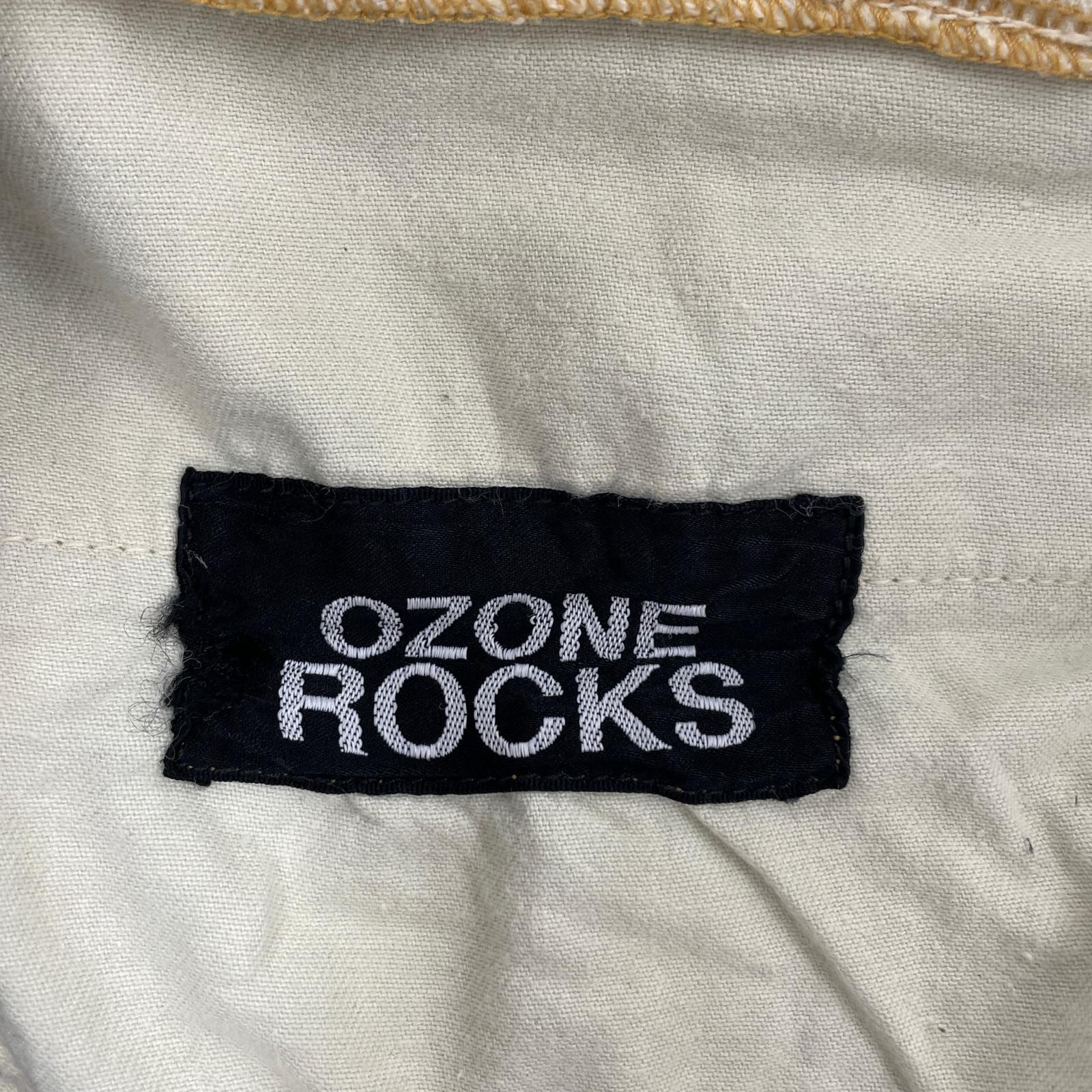 ロングスカート OZONE ROCKS デニムスカート ネイビー