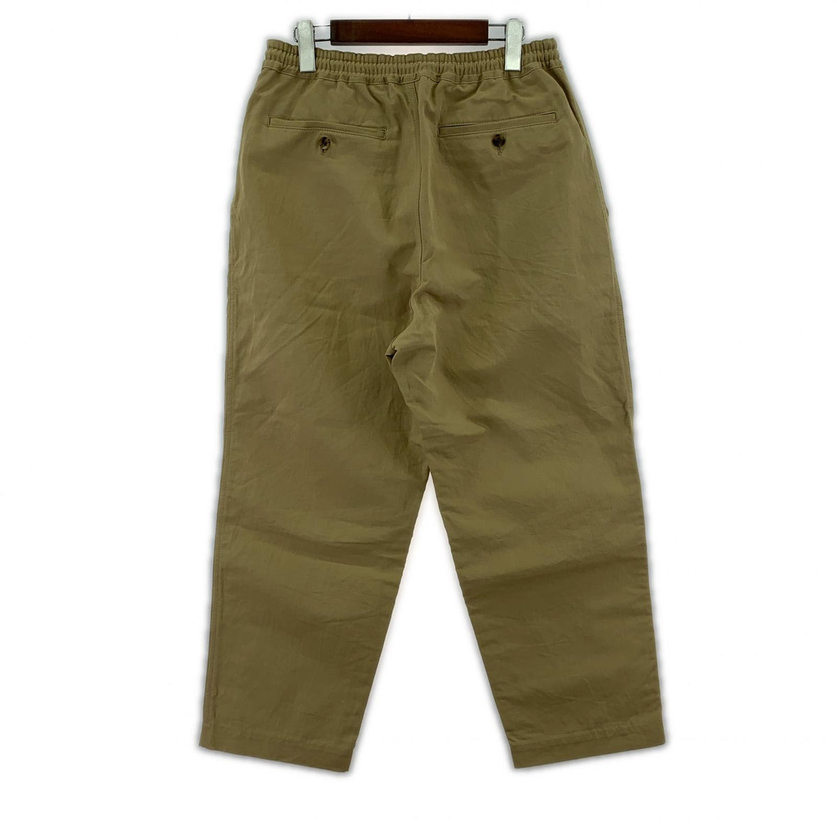パンツ HOMME 25SS リネン混 コットンスラックス (XS)BEIGE ベージュ