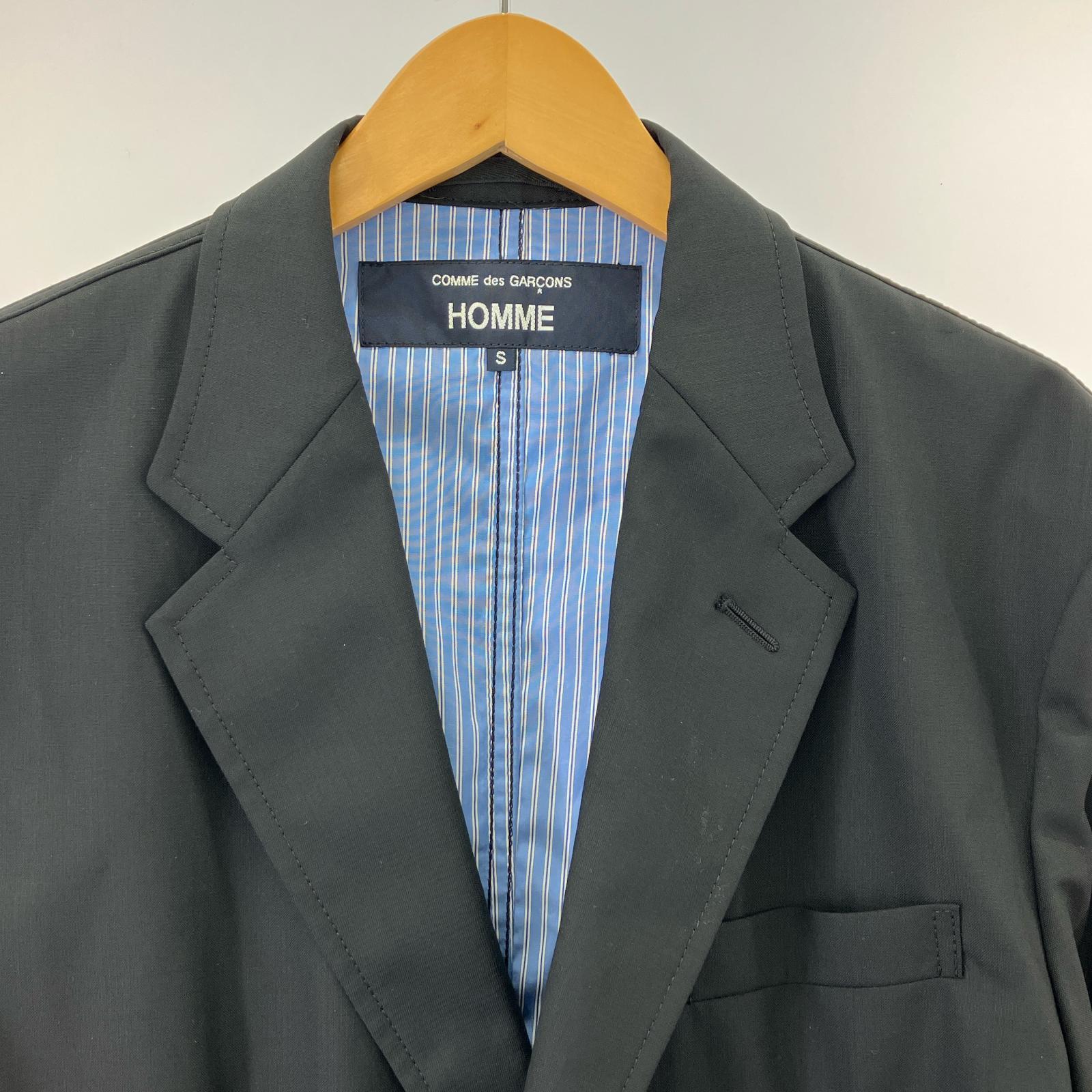 セットアップ HOMME 25SS ウールトロセットアップ (S) S ブラック