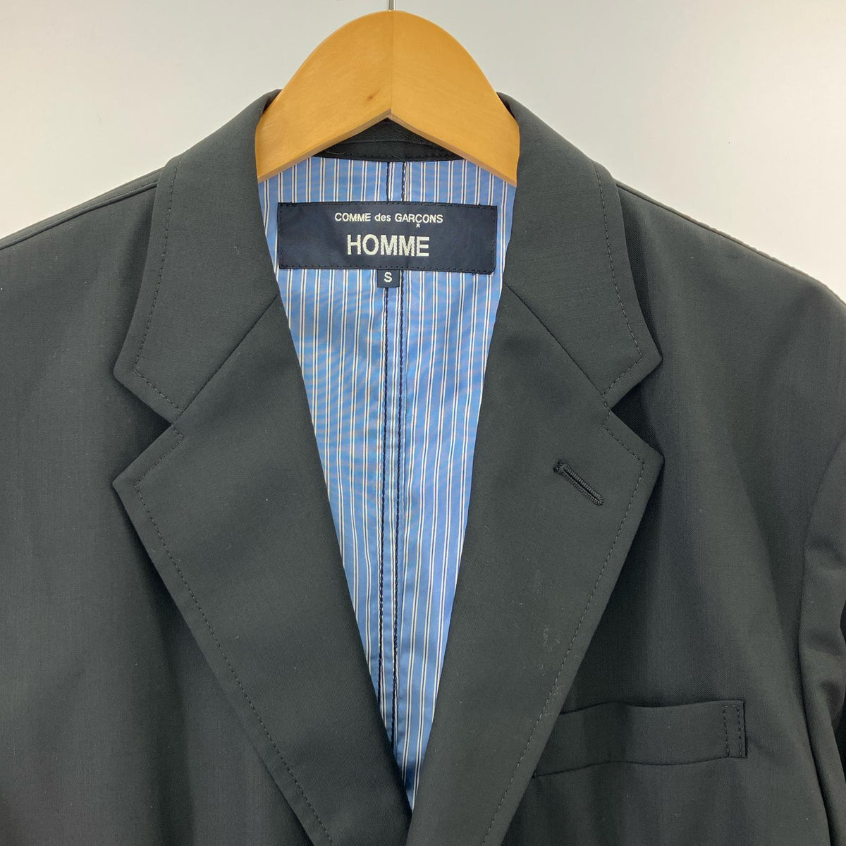 セットアップ HOMME 25SS ウールトロセットアップ (S) S ブラック