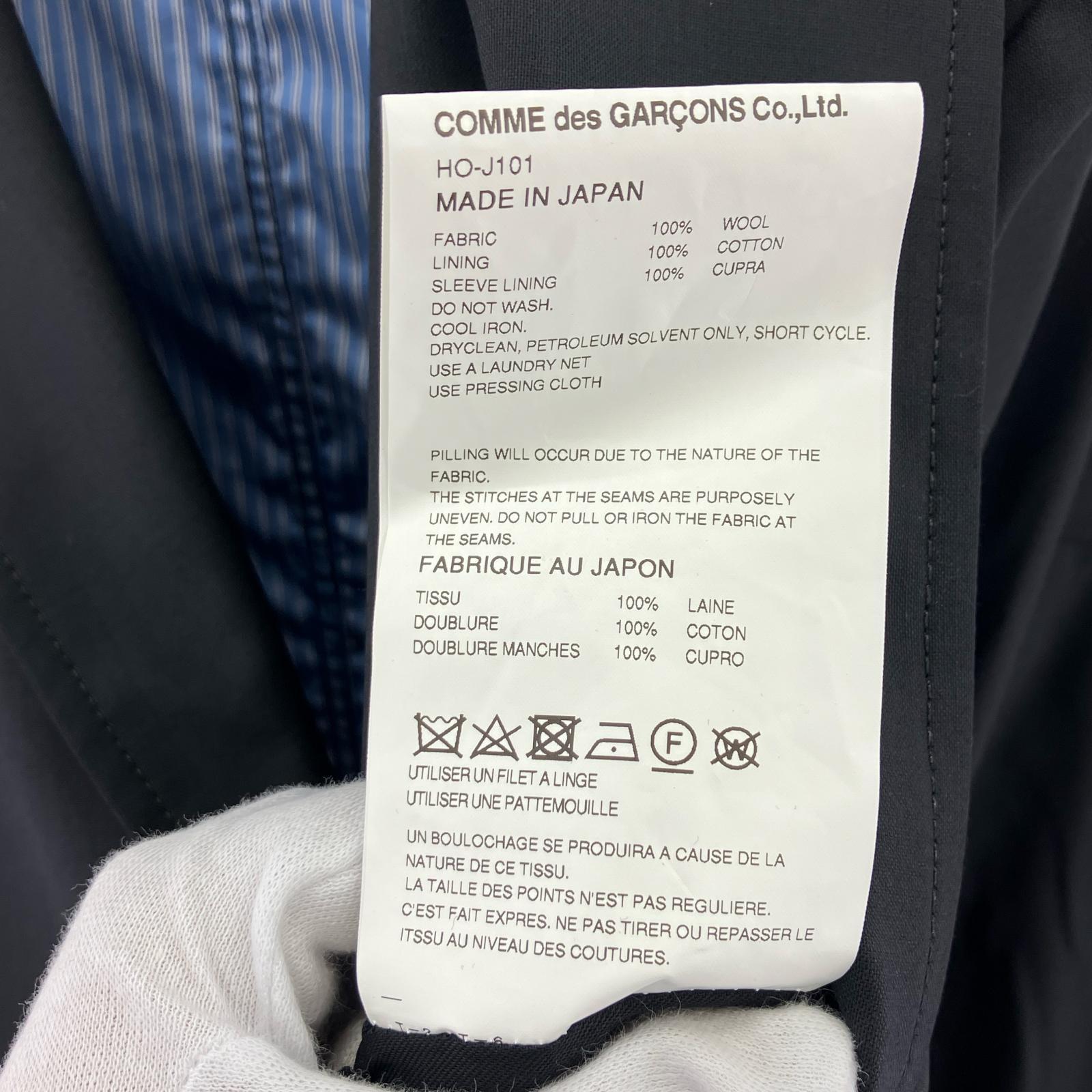 セットアップ HOMME 25SS ウールトロセットアップ (S) S ブラック