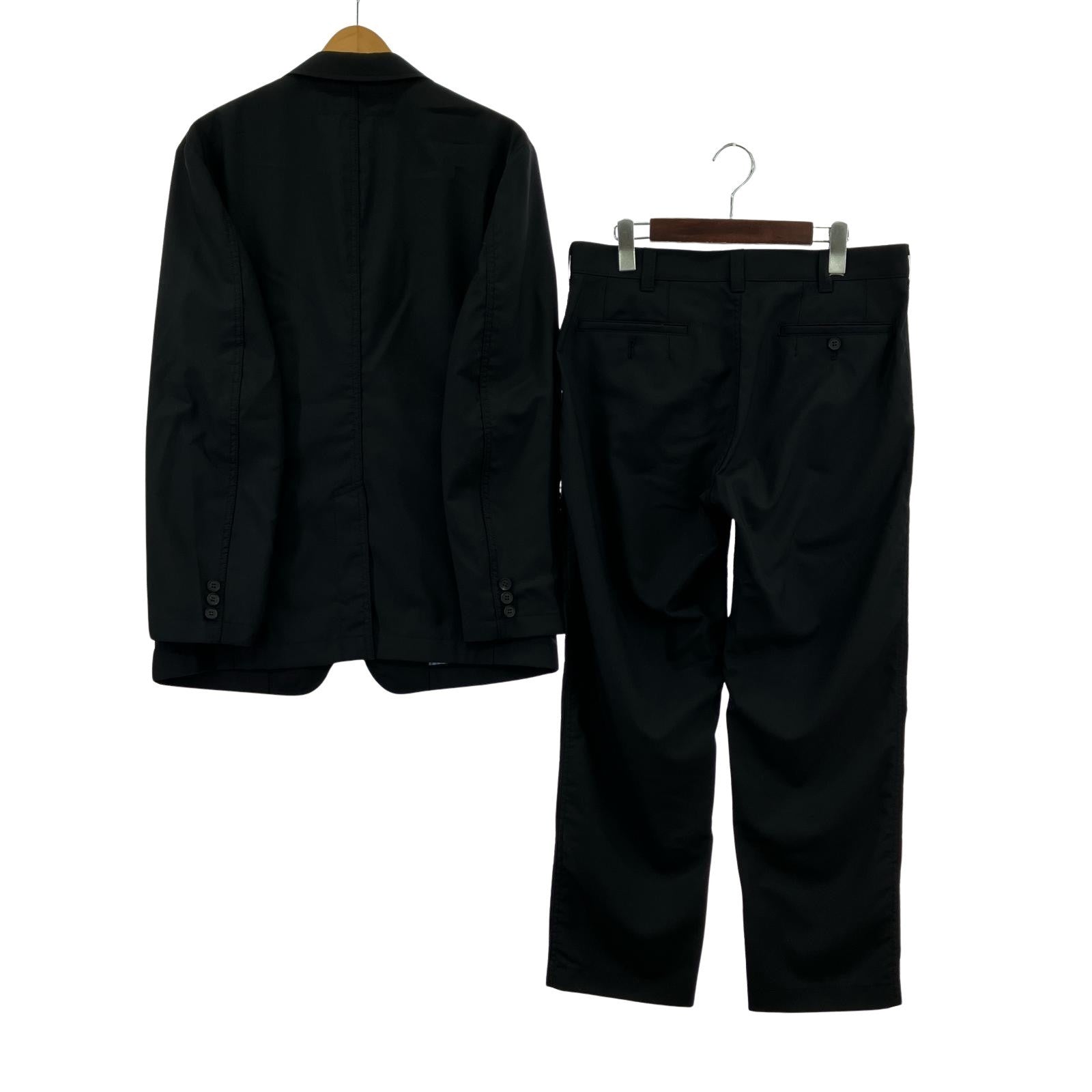 セットアップ HOMME 25SS ウールトロセットアップ (S) S ブラック