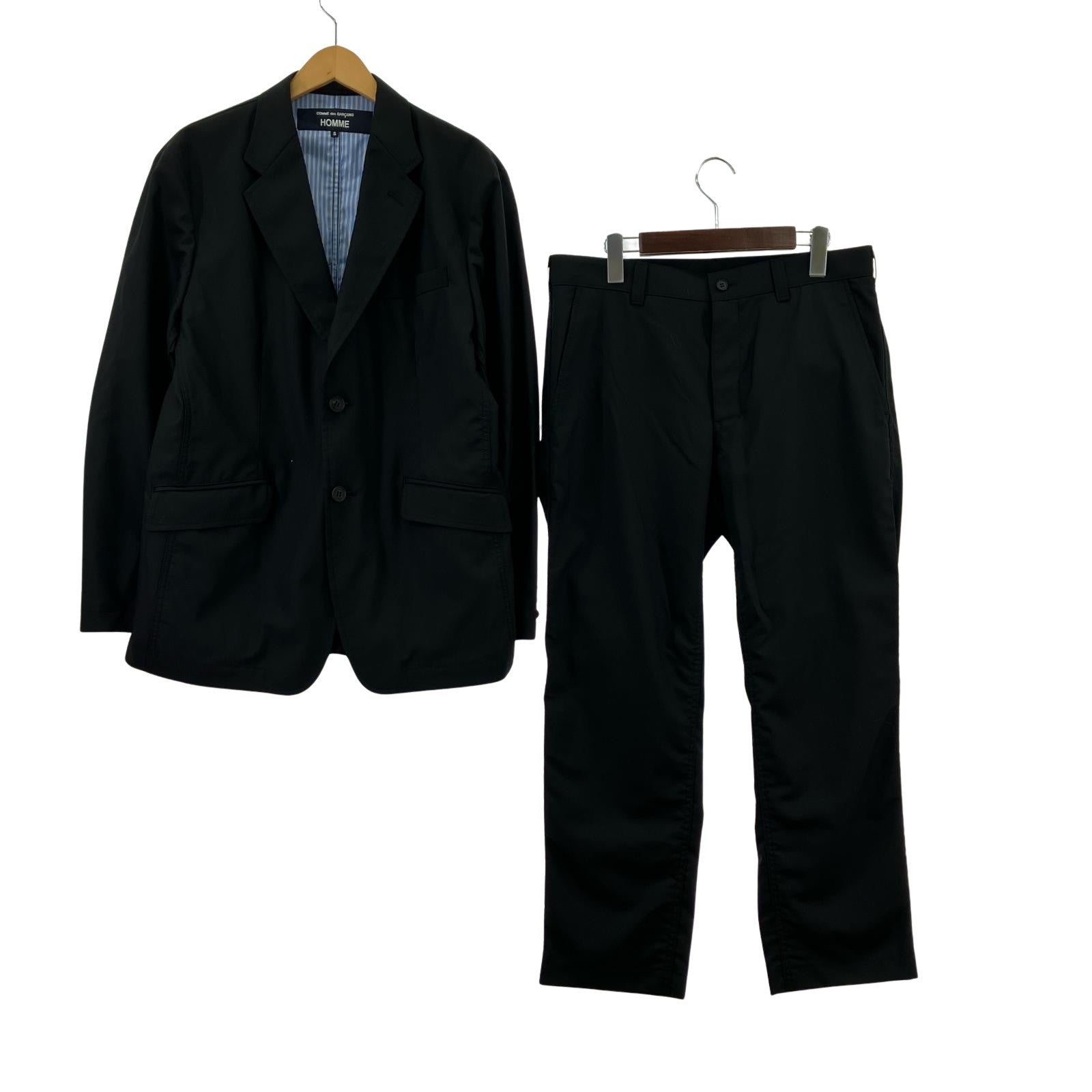 セットアップ HOMME 25SS ウールトロセットアップ (S) S ブラック