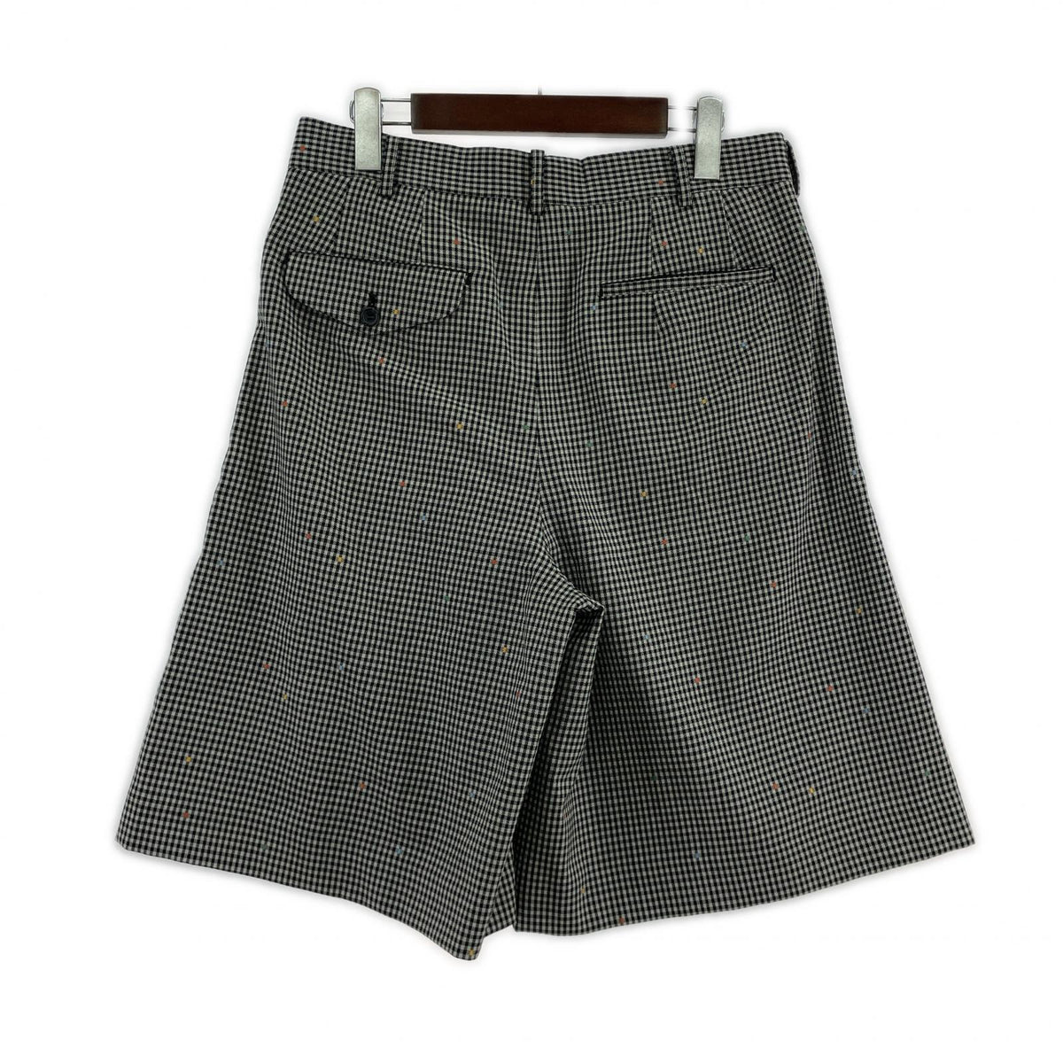 パンツ HOMME PLUS 25SS 2タック ワイドショートパンツ XS
