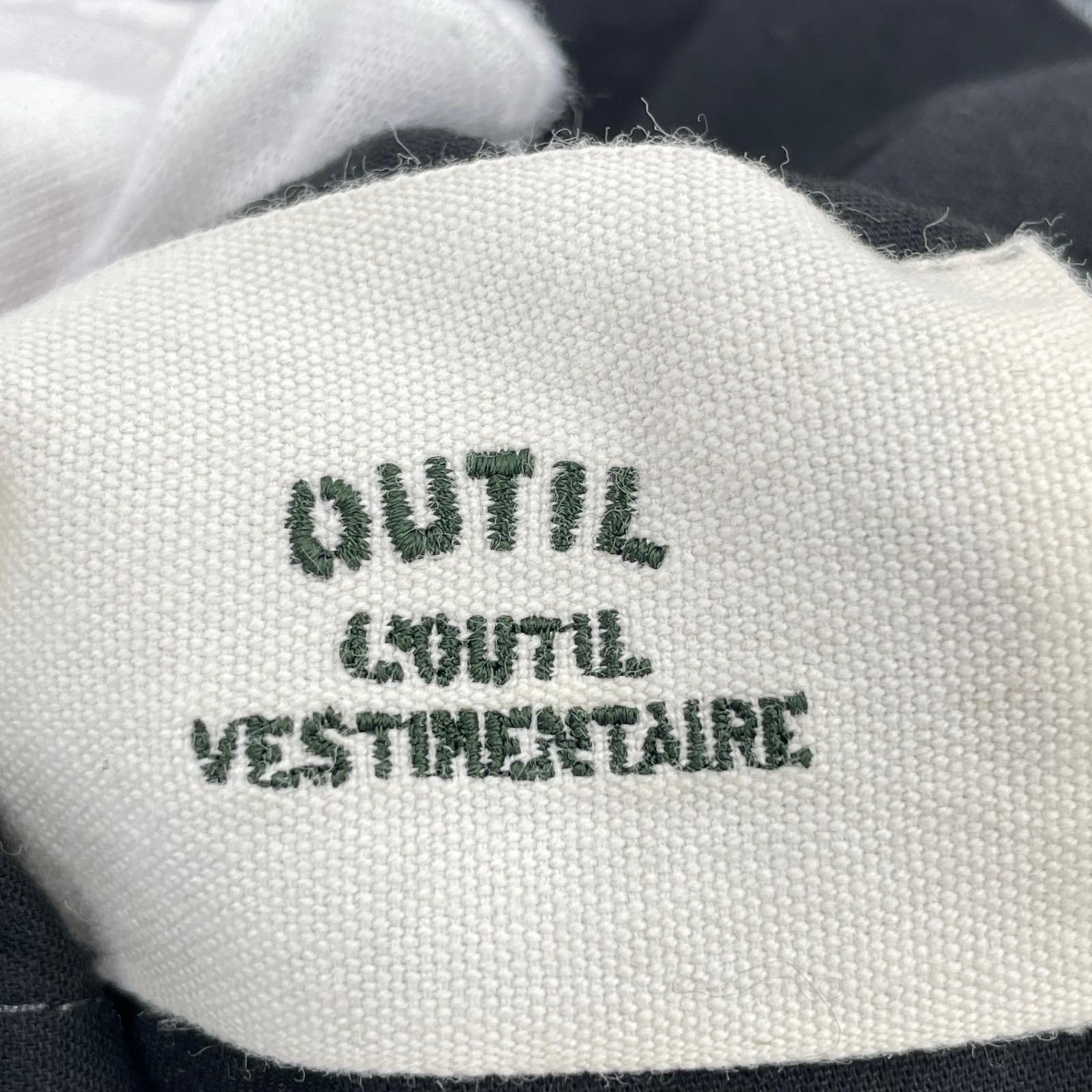 パンツ OUTIL リネンクロップドパンツ グレー (0) 0 グレー