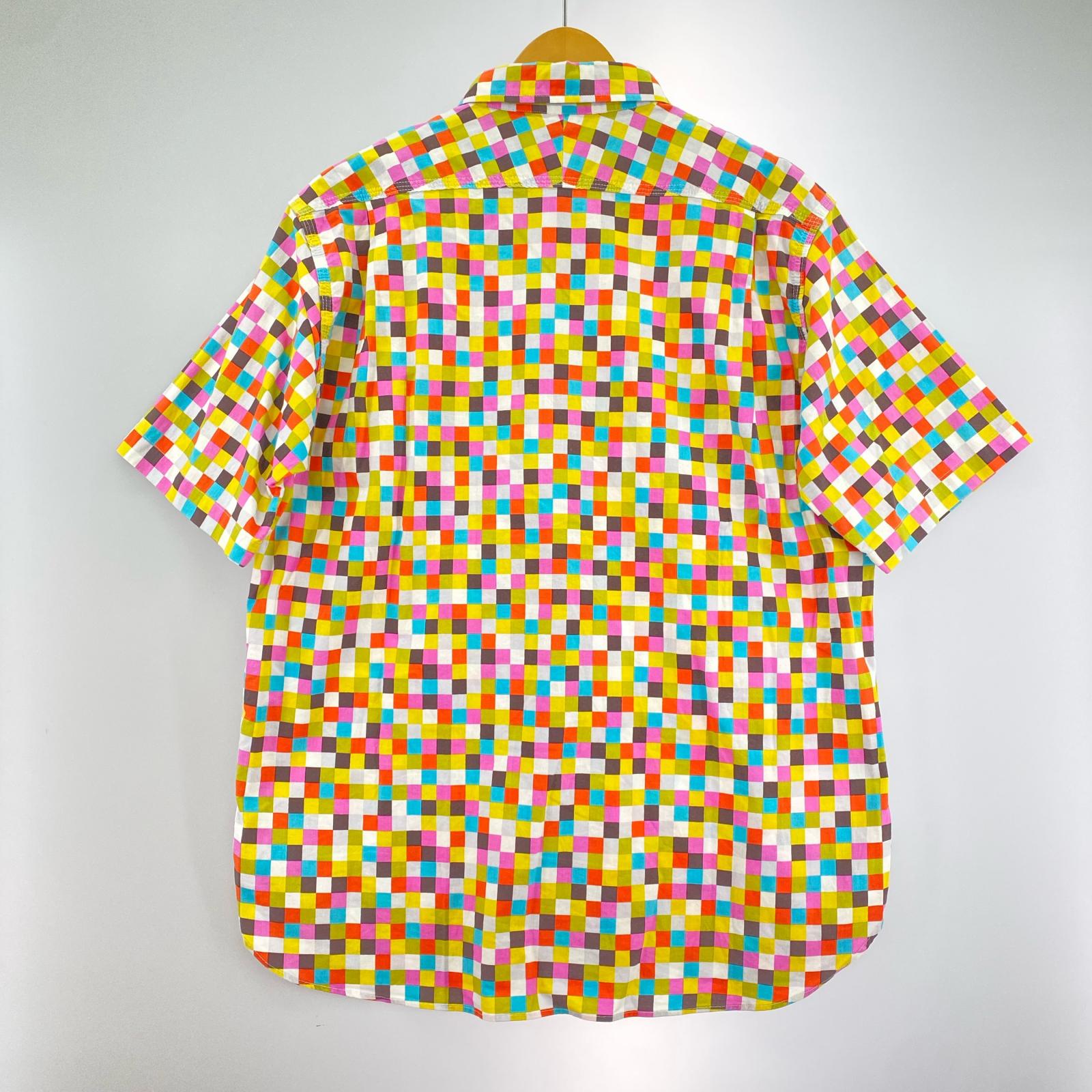半袖シャツ 40 チェック 40 マルチカラー