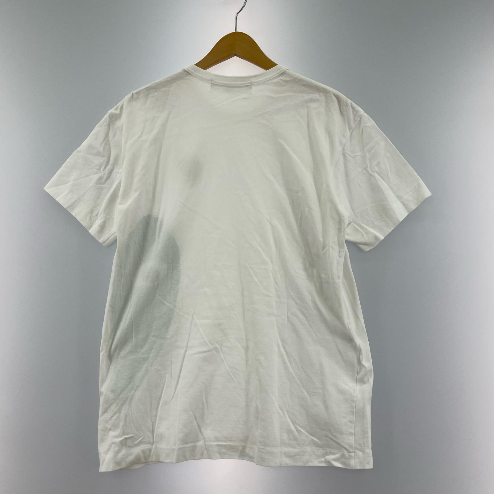 半袖Tシャツ 緑ハート 白(XL) ホワイト