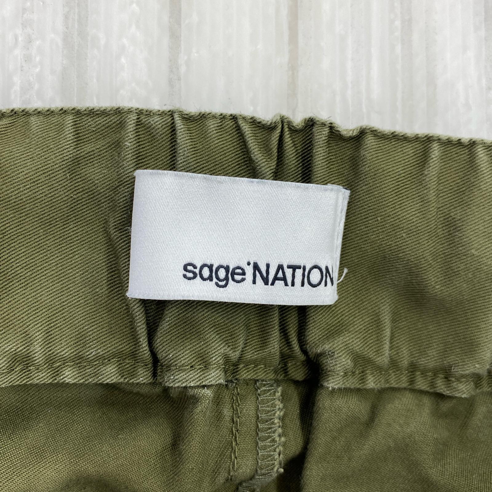 パンツ sage NATION BOXPLEAT TROUSER S