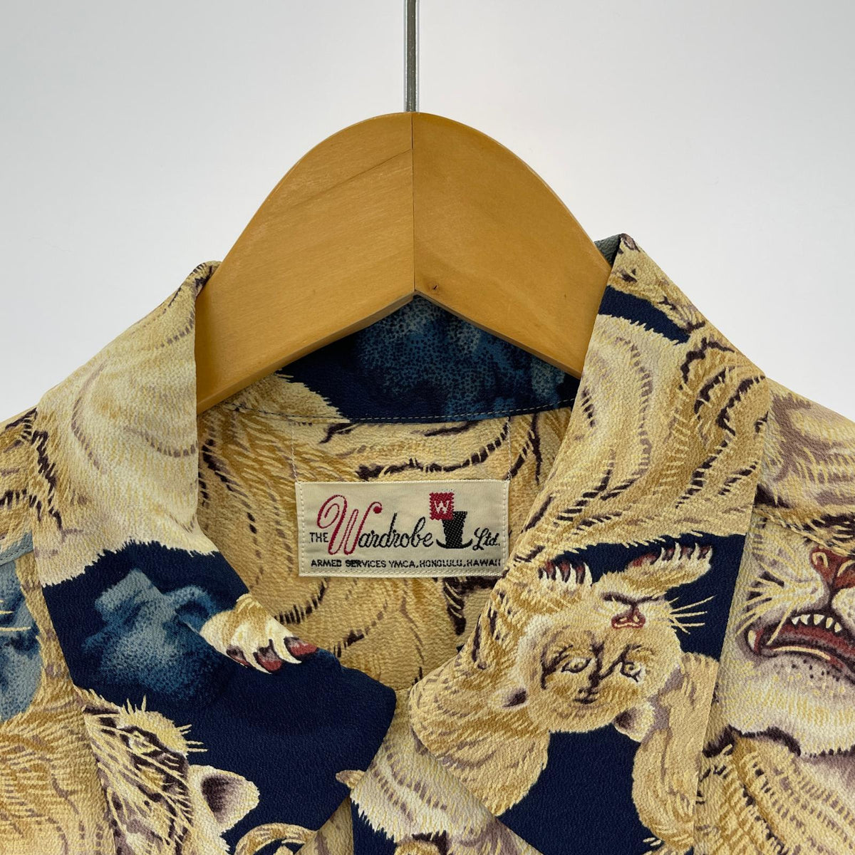 半袖シャツ SPECIAL 百虎 THE WARDROBE復刻 アロハシャツ(S) S