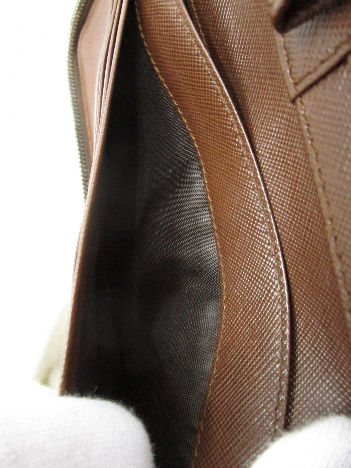 PRADA ログファスナー(茶) 2M1264