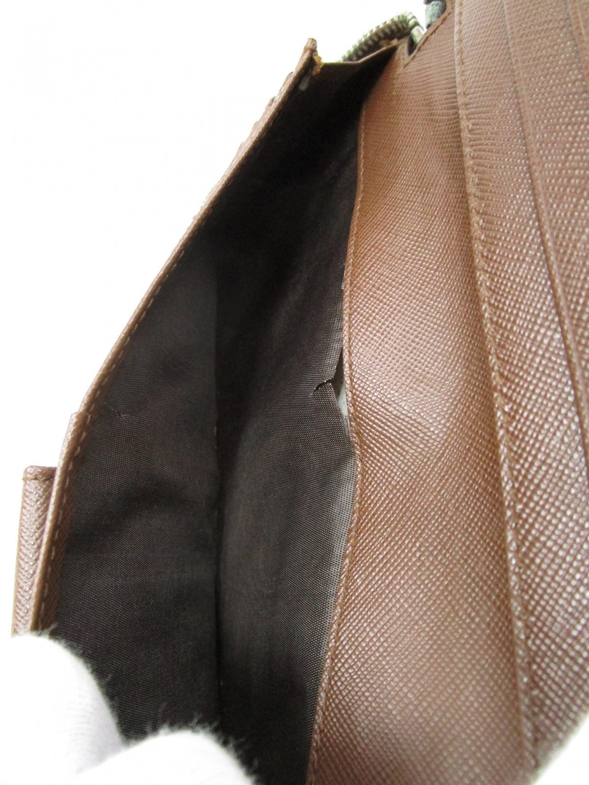 PRADA ログファスナー(茶) 2M1264