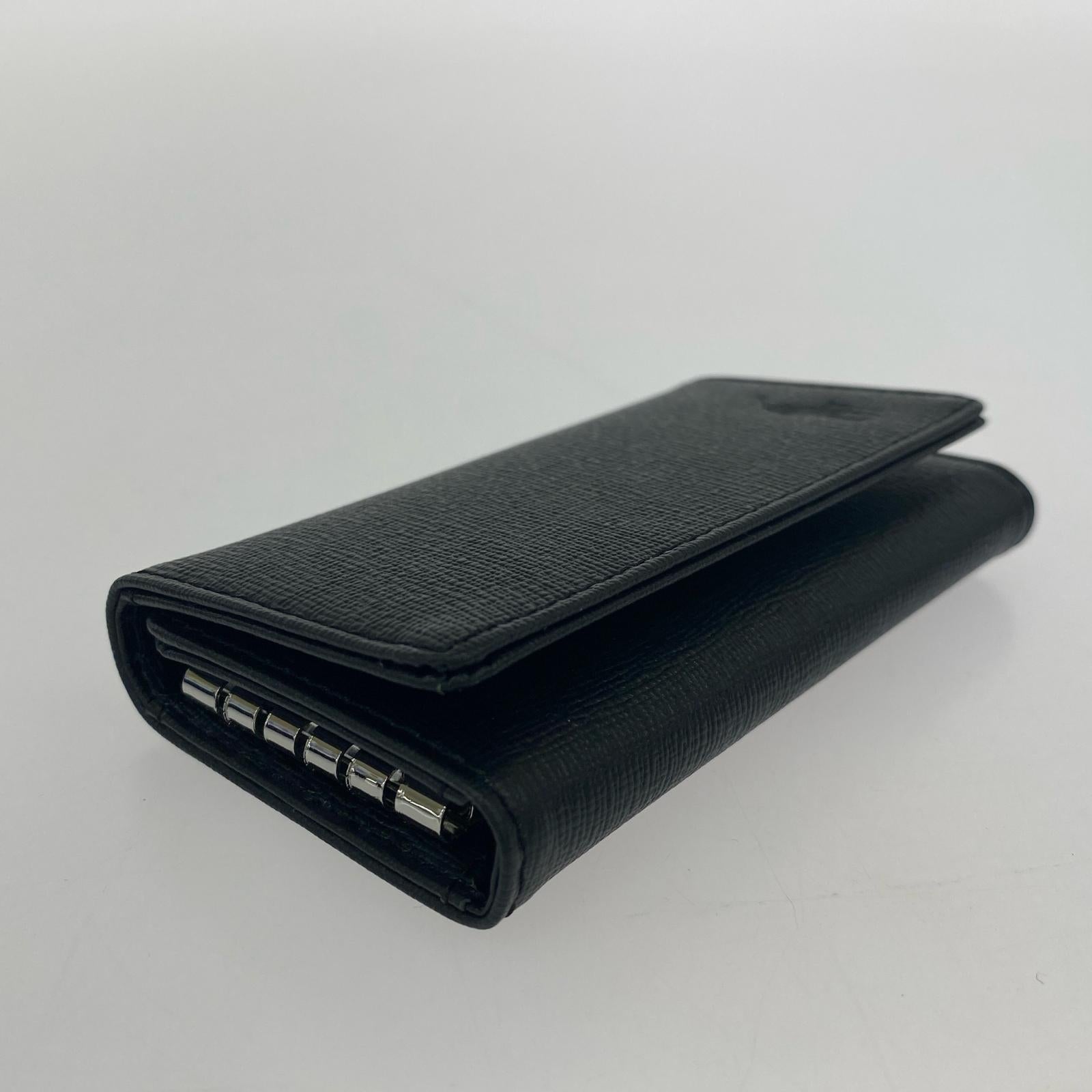 その他バッグ レザー キーケース ブラック
