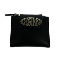 コンパクトウォレット METAL OVAL Logo Buckle WALLET ブラック