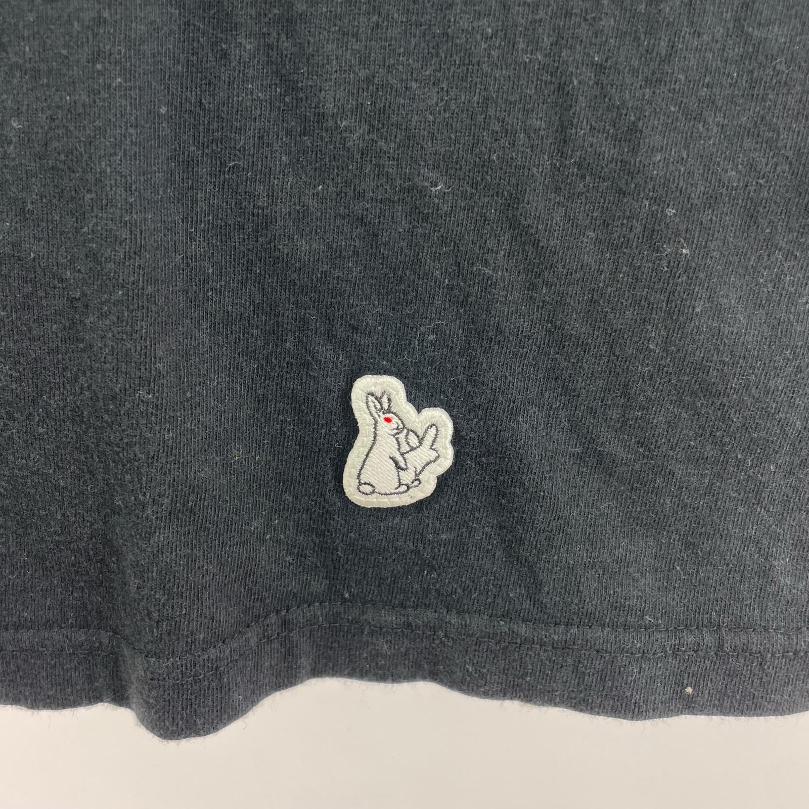 半袖Tシャツ ハンドブラ/プリントロゴ L ブラック