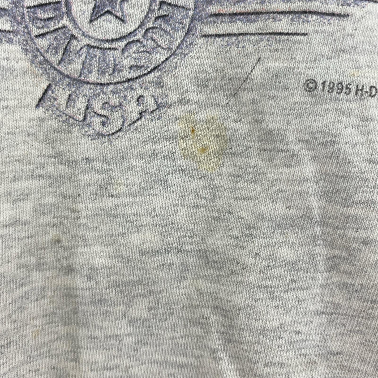半袖Tシャツ 95年 両面プリント L グレー