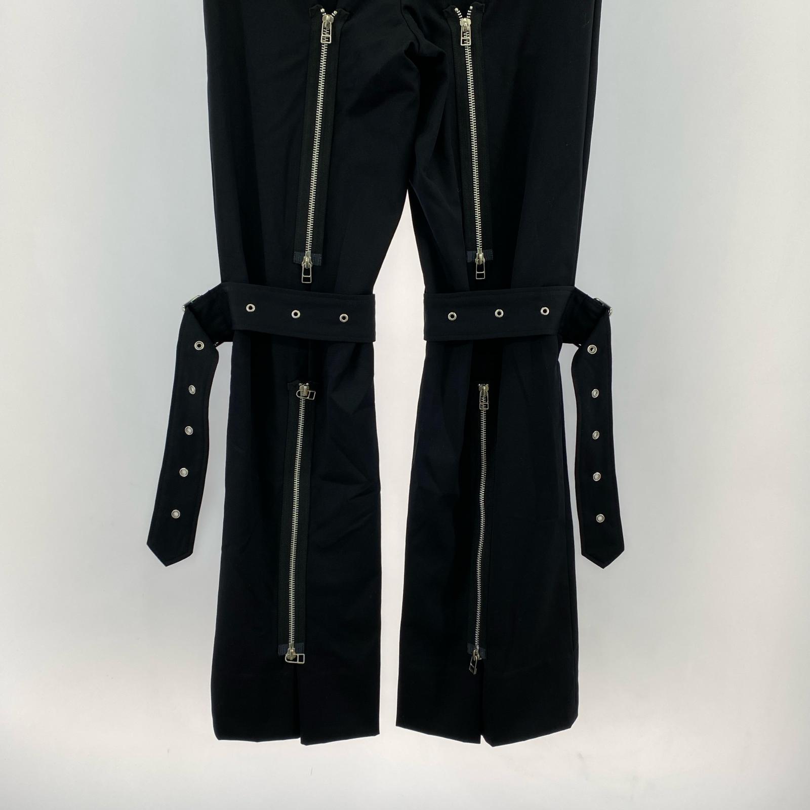 パンツ 24AW/ボンテージパンツ/BLK/46 ブラック