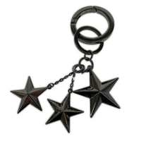 JIMMY CHOO Gunmetal Westley MTL スターキーリング