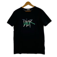 ×Shawn Stussy Embroidered Logo Tee/黒/S S