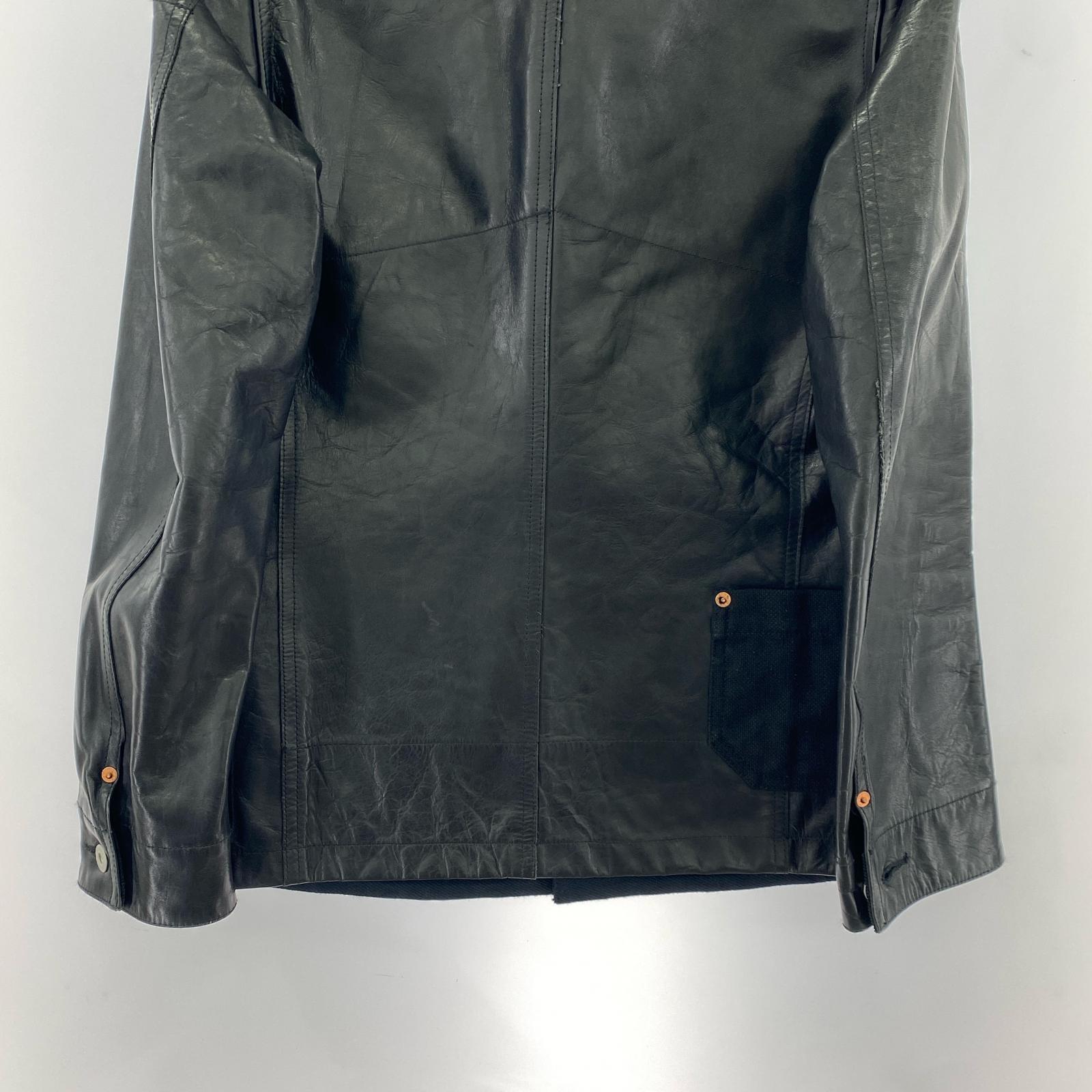 ジャケット JUNYA WATANABE Levi's WP-J901 AD2015 レザージャケット (S) S ブラック