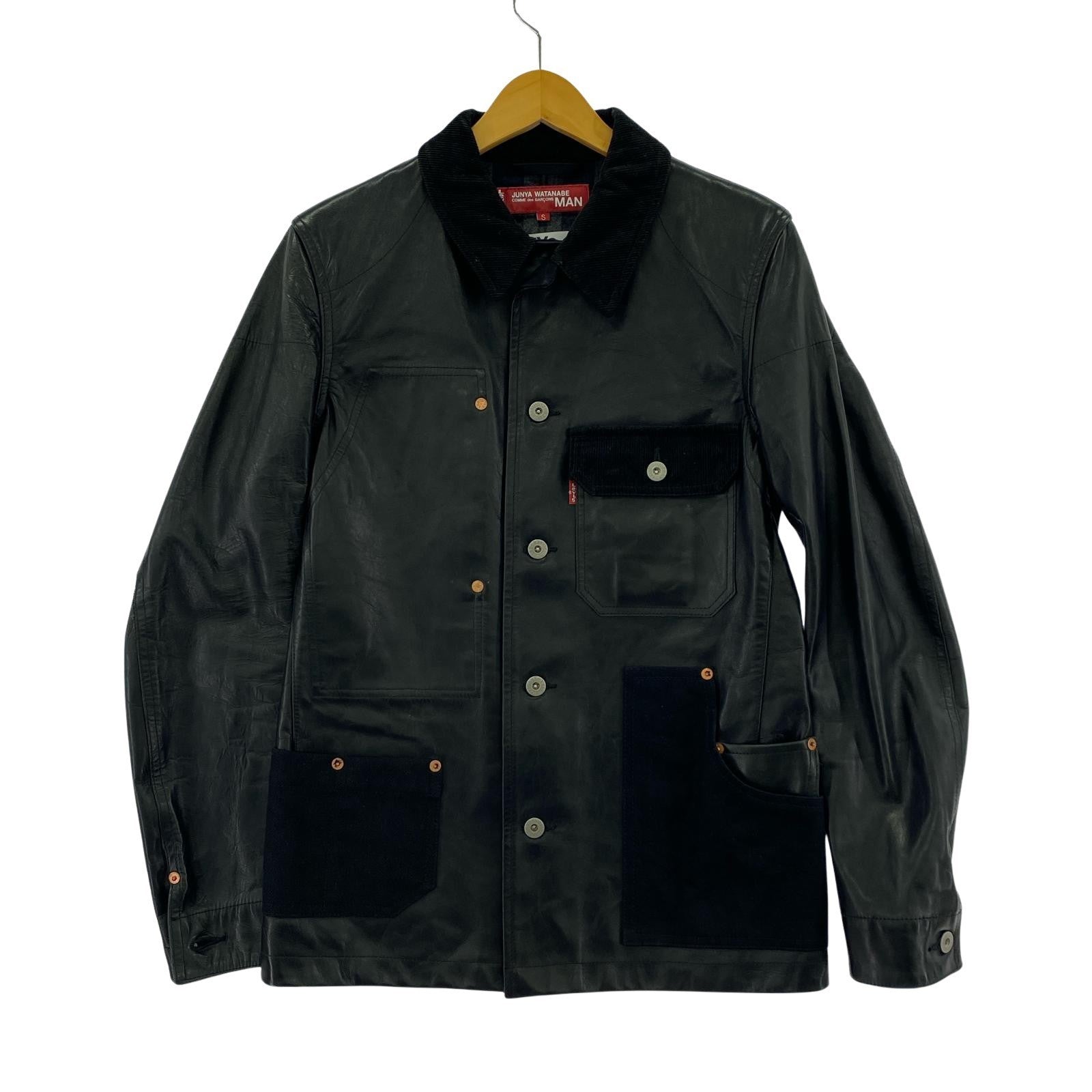 ジャケット JUNYA WATANABE Levi's WP-J901 AD2015 レザージャケット (S) S ブラック
