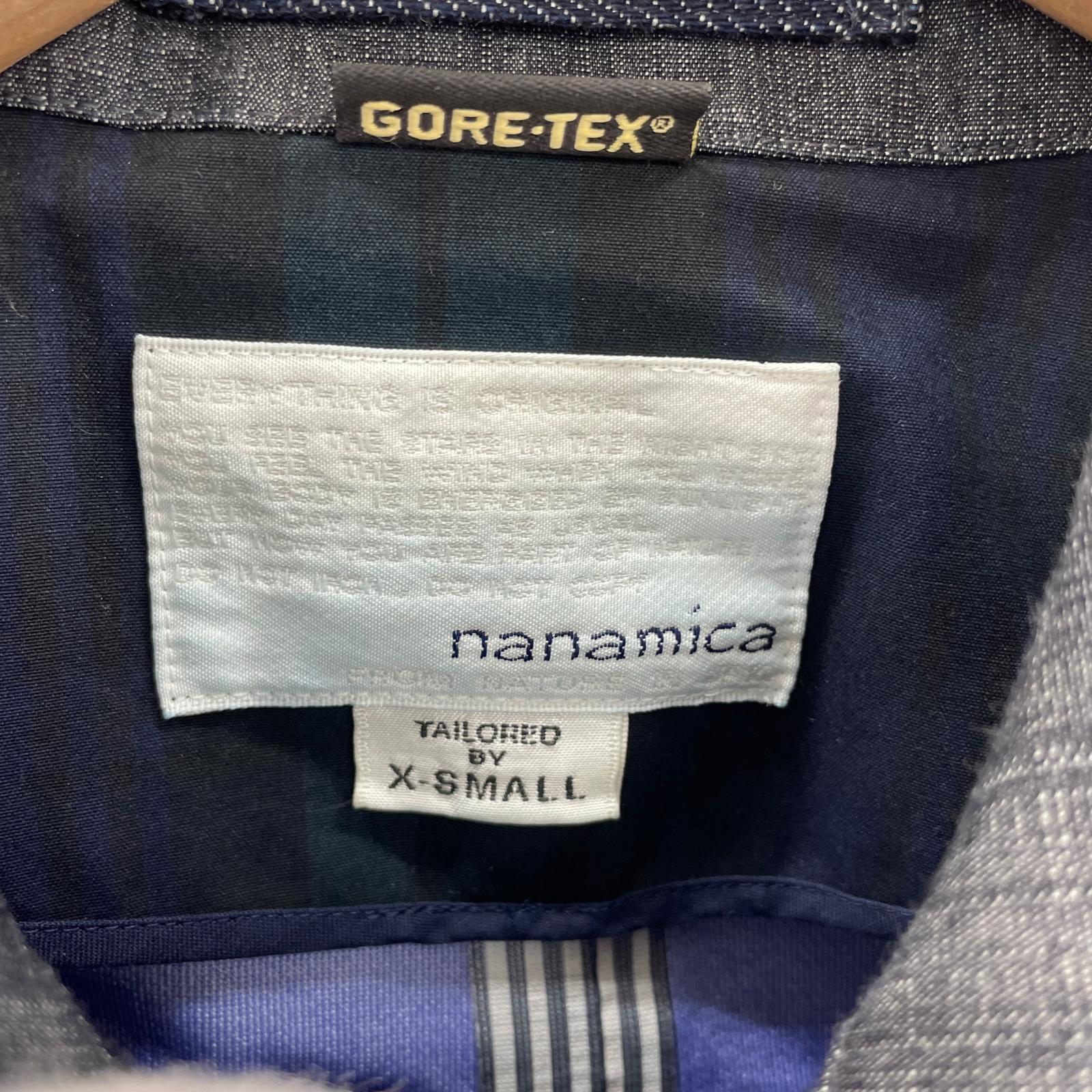 ジャケット デニム ステンカラーコート GORE-TEX SUBF450 紺 (XS) ブルー