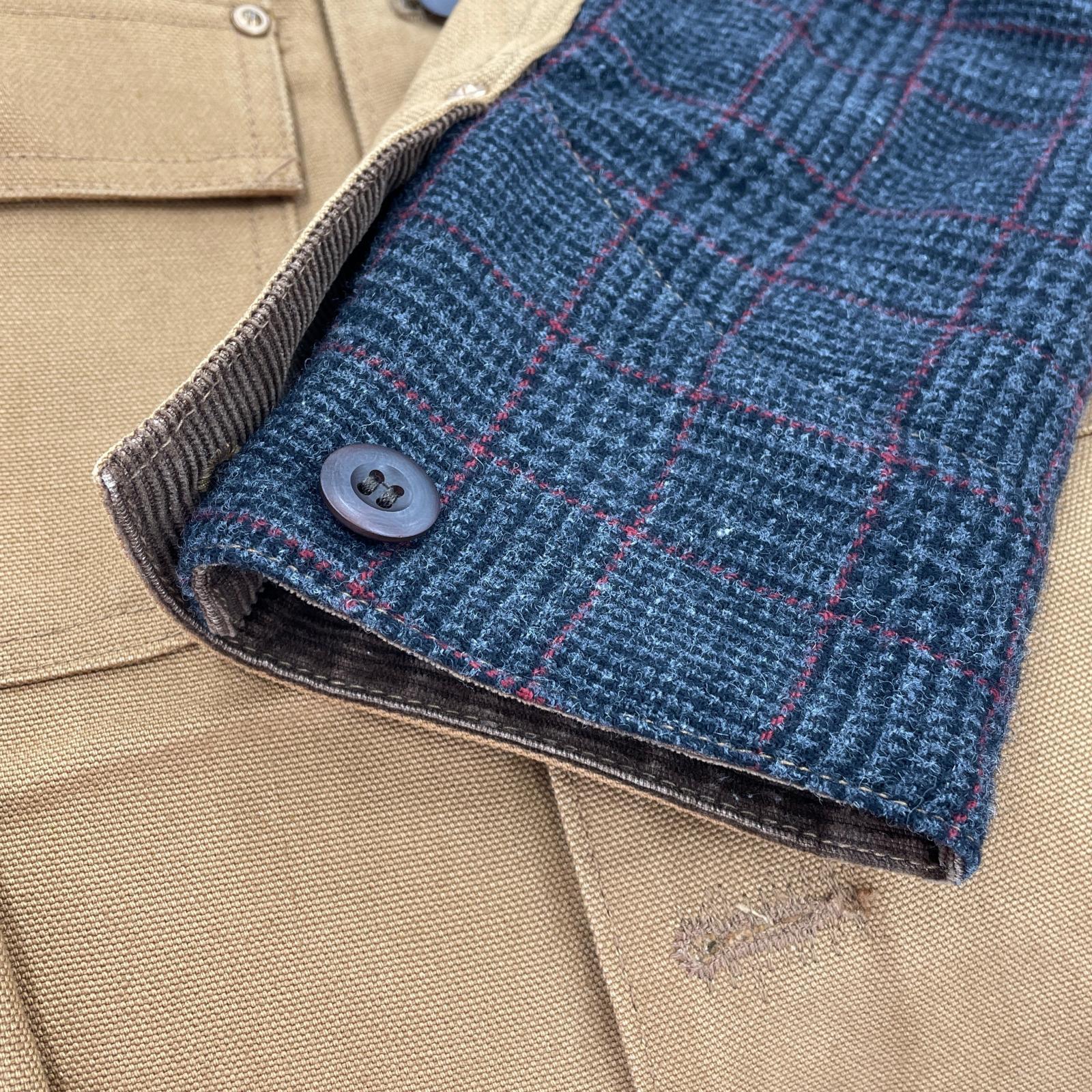 ジャケット CarHartt×JUNYA WATANABE ダックチョアコート キャメル WJ-J906 (S) S ブラウン