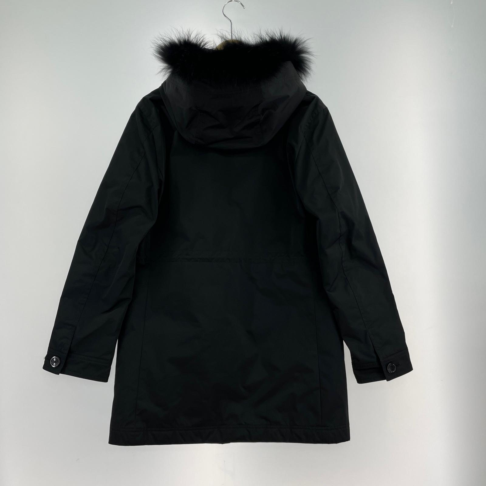 ジャケット BURBERRY BLACK LABEL モッズコート BMP36-354-09 黒 (M) M ブラック