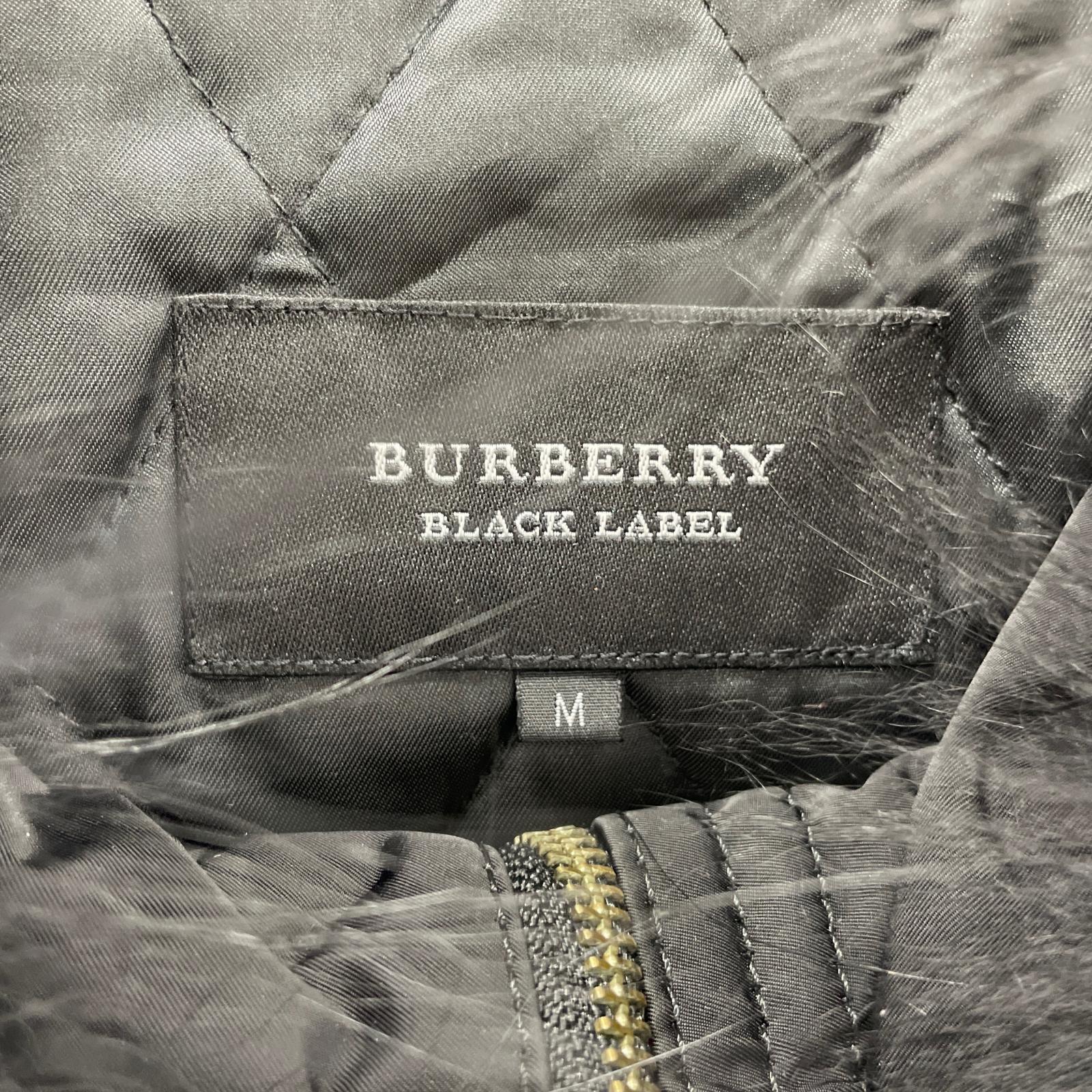 ジャケット BURBERRY BLACK LABEL モッズコート BMP36-354-09 黒 (M) M ブラック