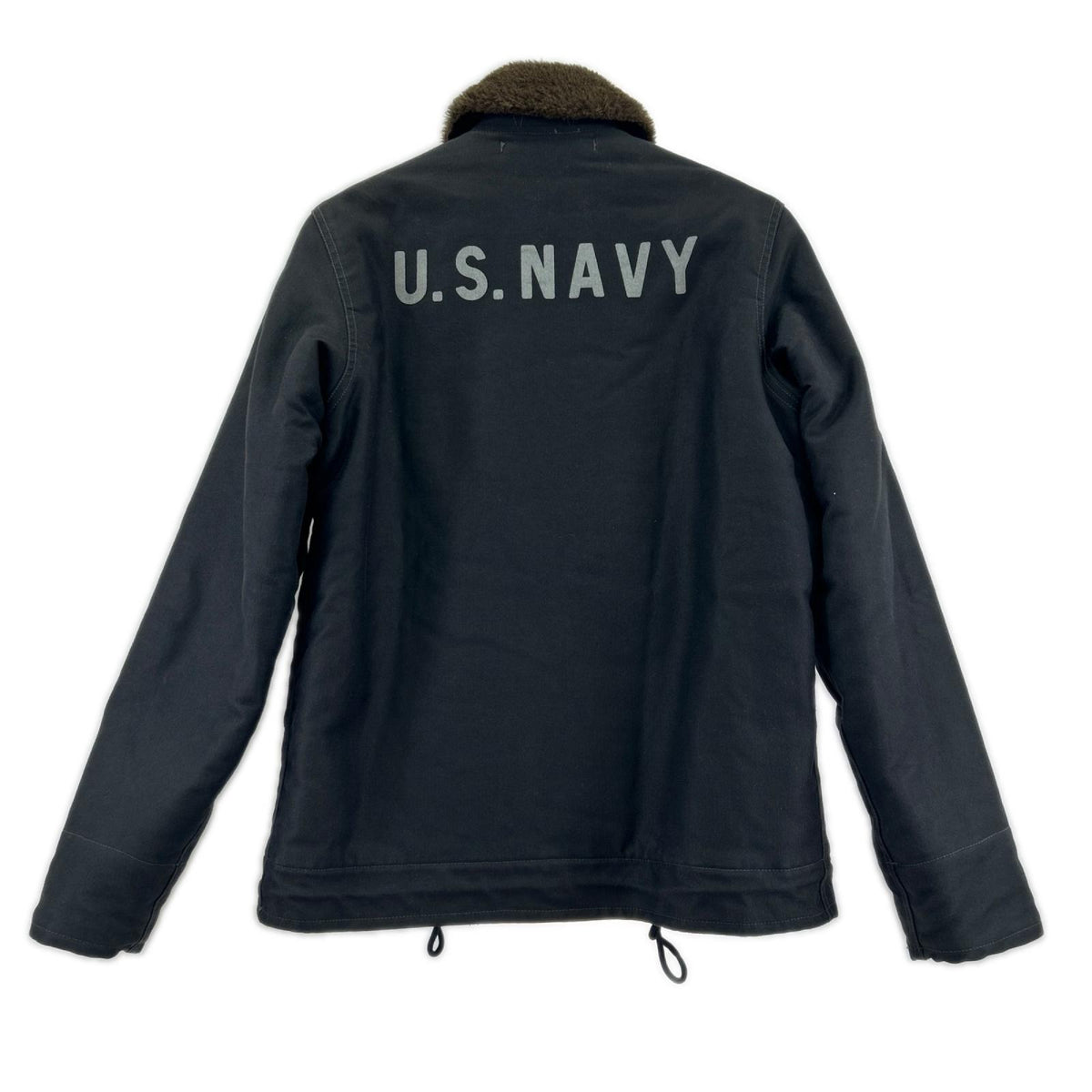 ジャケット REAL MCCOY N-1 DECK JACKET 紺 (36) 36 ブラック