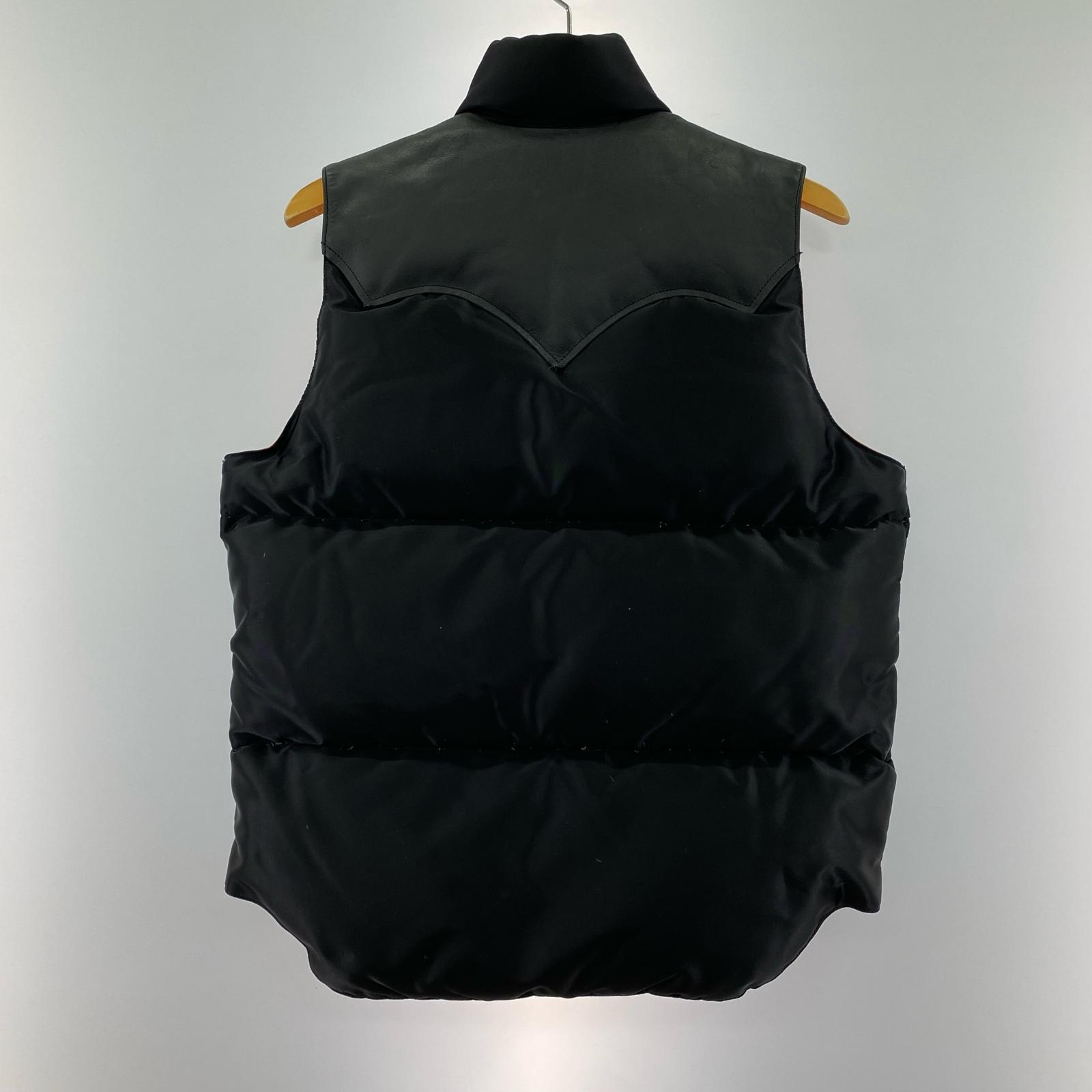 ジャケット Rocky Mountain FeatherBed×PORTER×BEAMS 別注 ダウンベスト 黒 (36) 36 ブラック