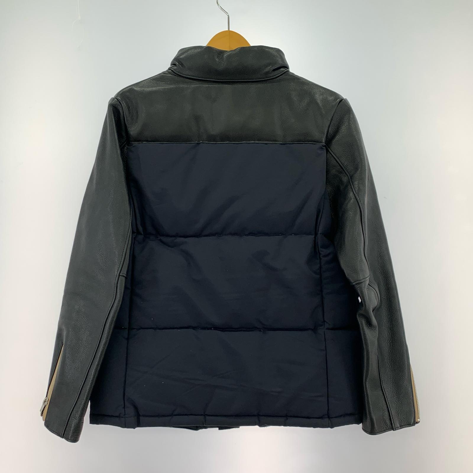 ジャケット hysteric glamour レザーダウンジャケット 黒(S) S ブラック