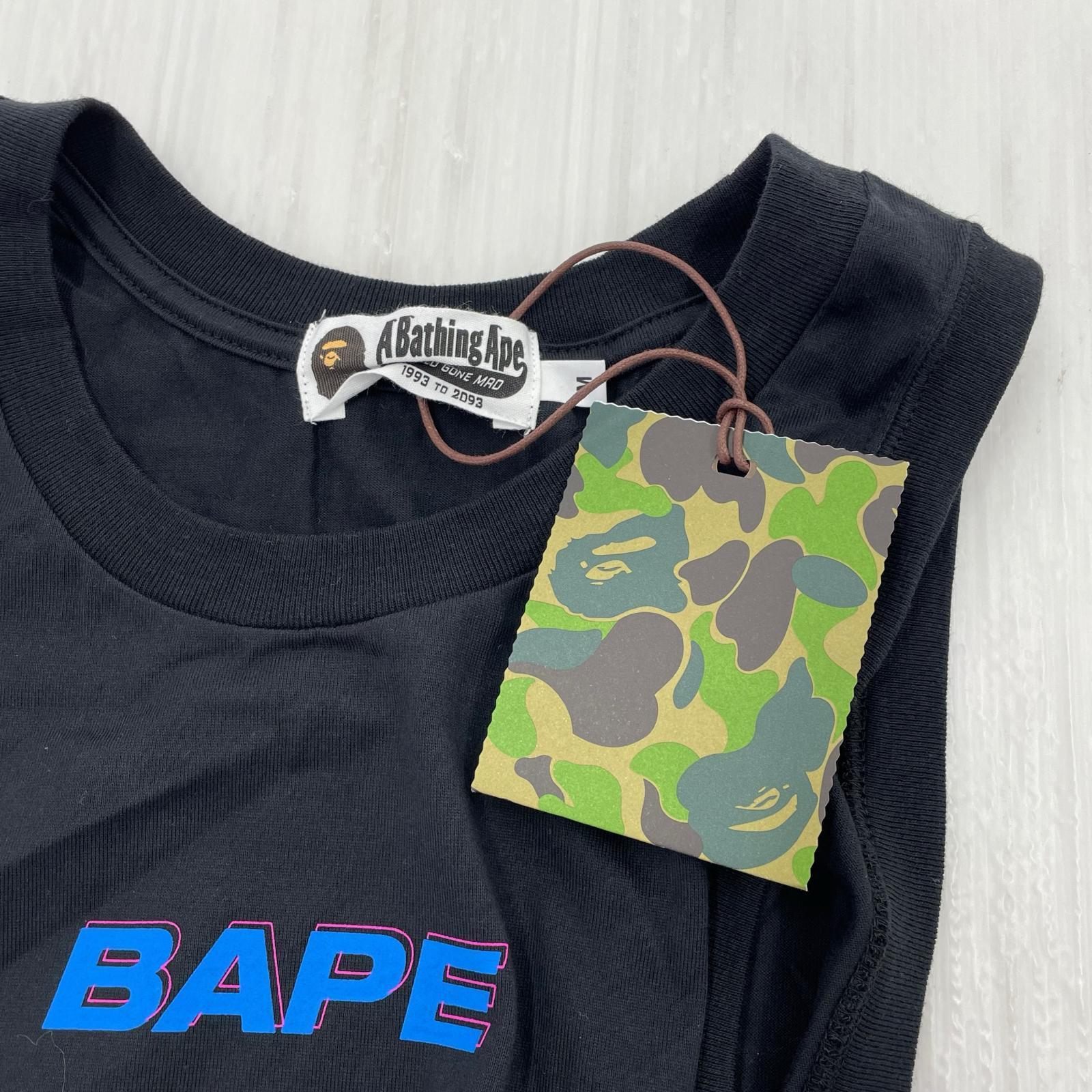 半袖Tシャツ A BATHING APE N/Sカットソー 黒(M) 新品タグ付き M ブラック