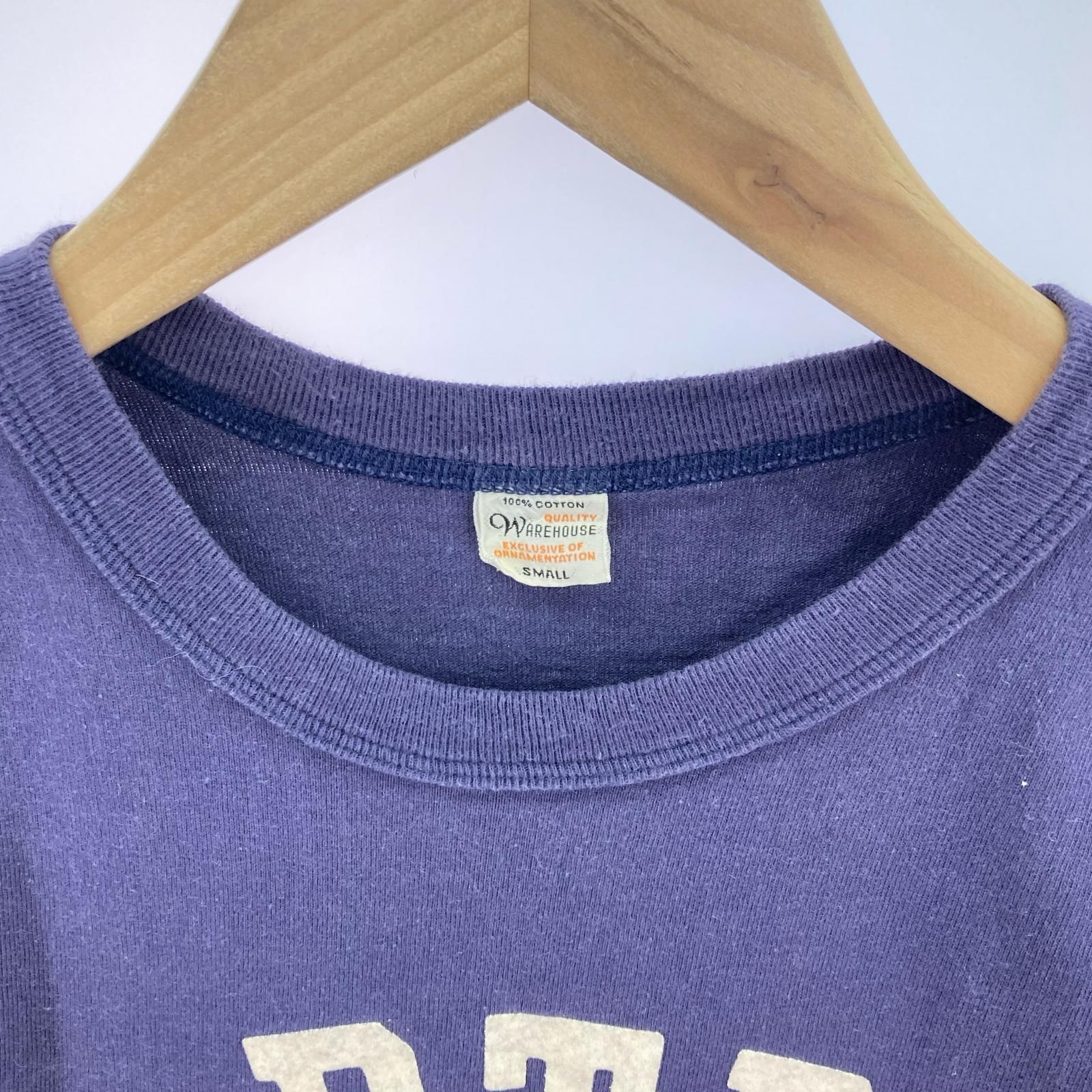 半袖Tシャツ WAREHOUSE S/Sカットソー ネイビー(S) S パープル