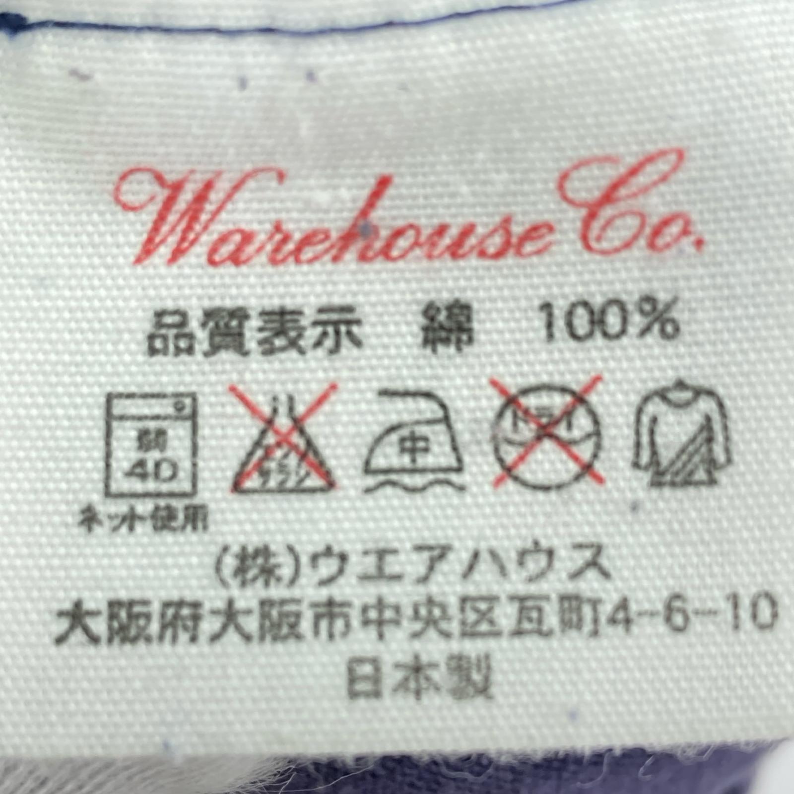 半袖Tシャツ WAREHOUSE S/Sカットソー ネイビー(S) S パープル