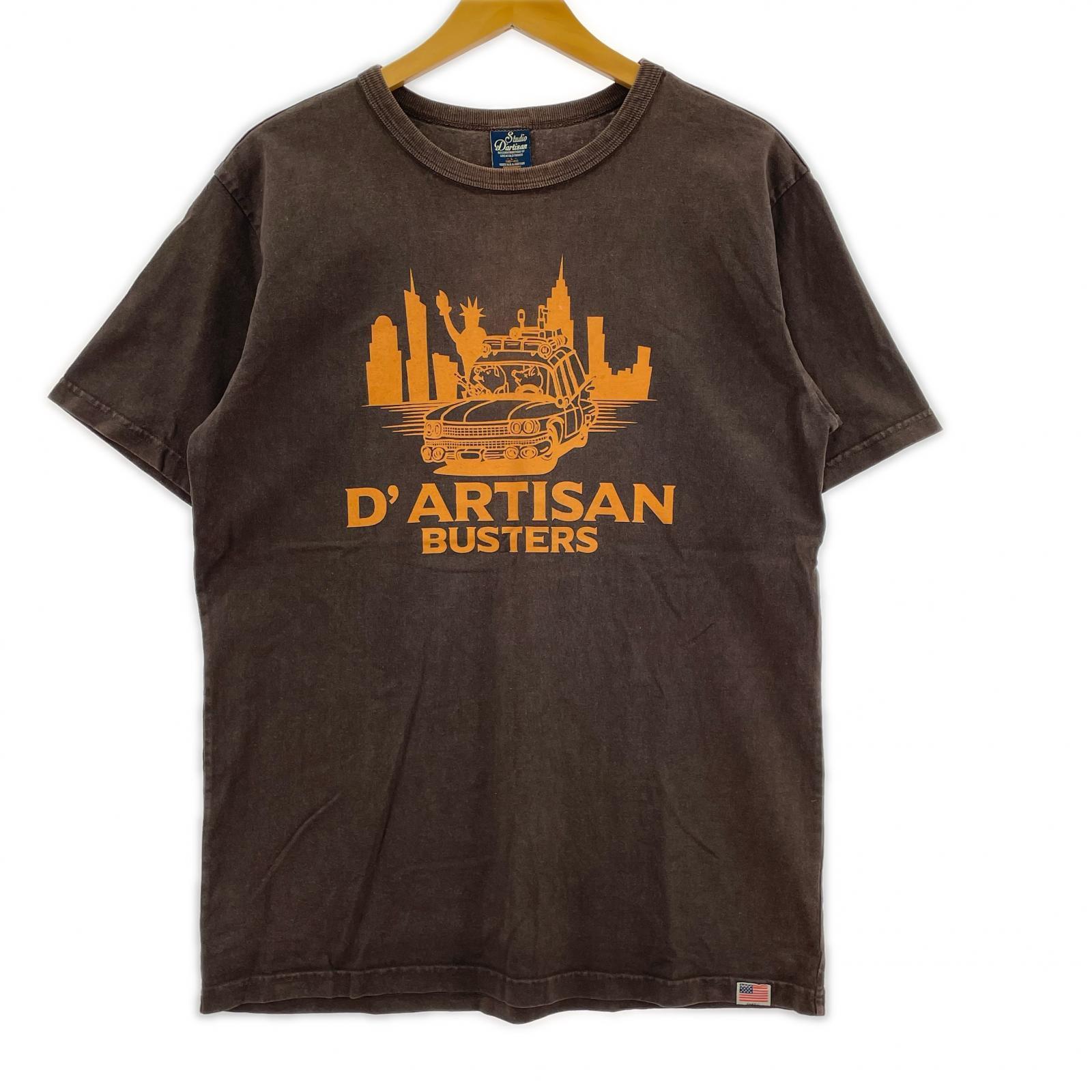 半袖Tシャツ STUDIO D'ARTISAN S/Sカットソー 茶(M) L ブラウン