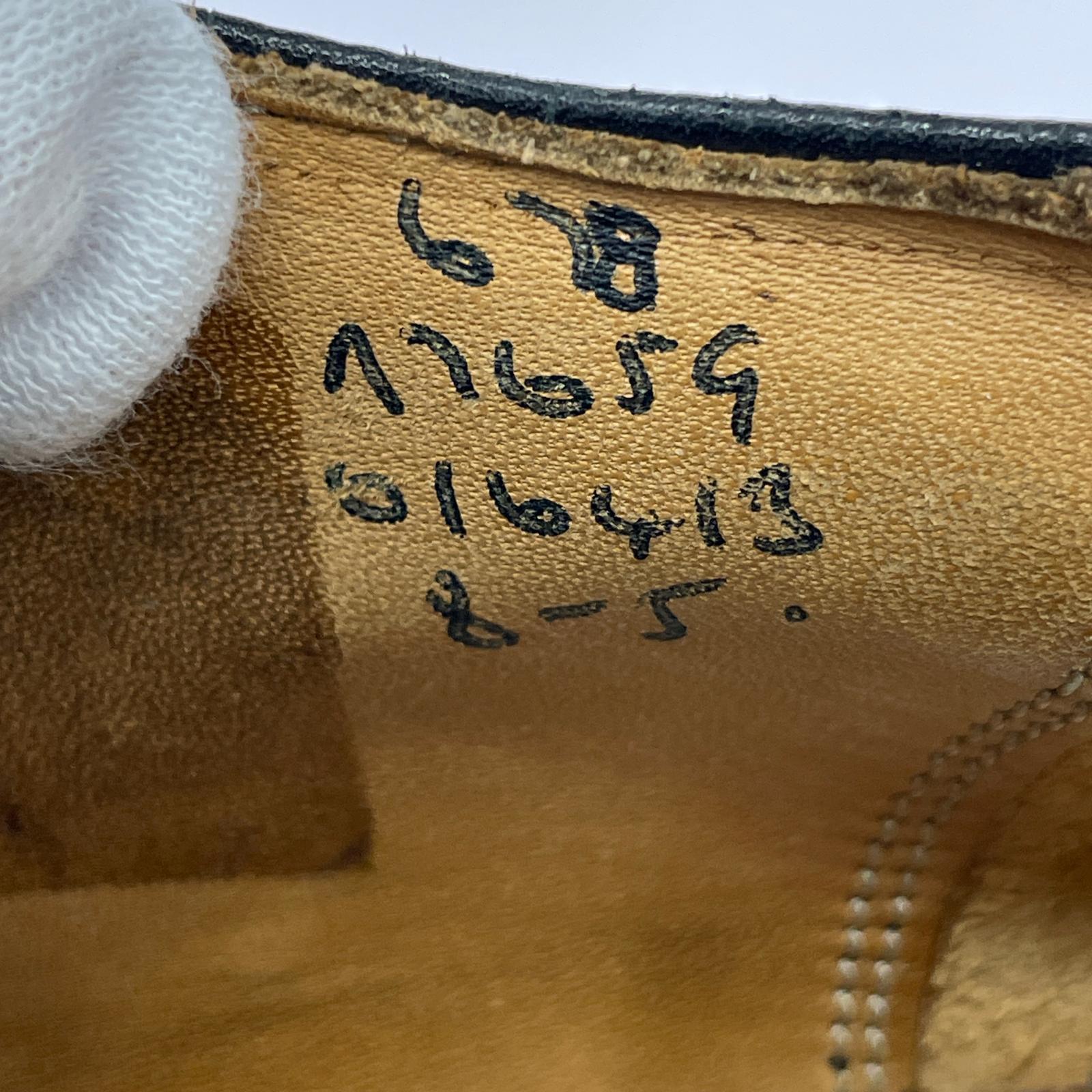 シューズ Tricker's GHILLIE SHOES 黒(8.5) ブラック