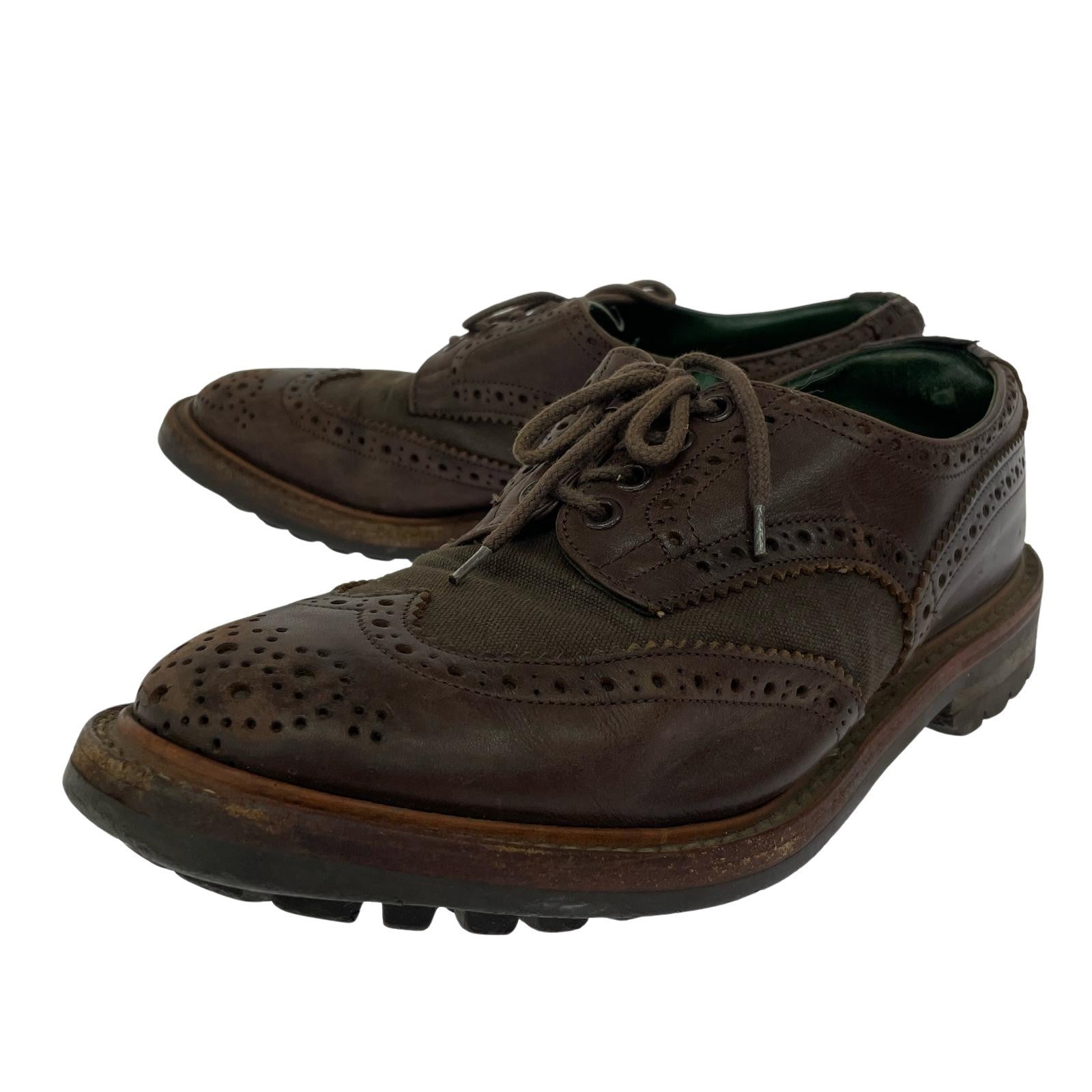 シューズ Tricker's ウイングチップ 茶(-) ブラウン