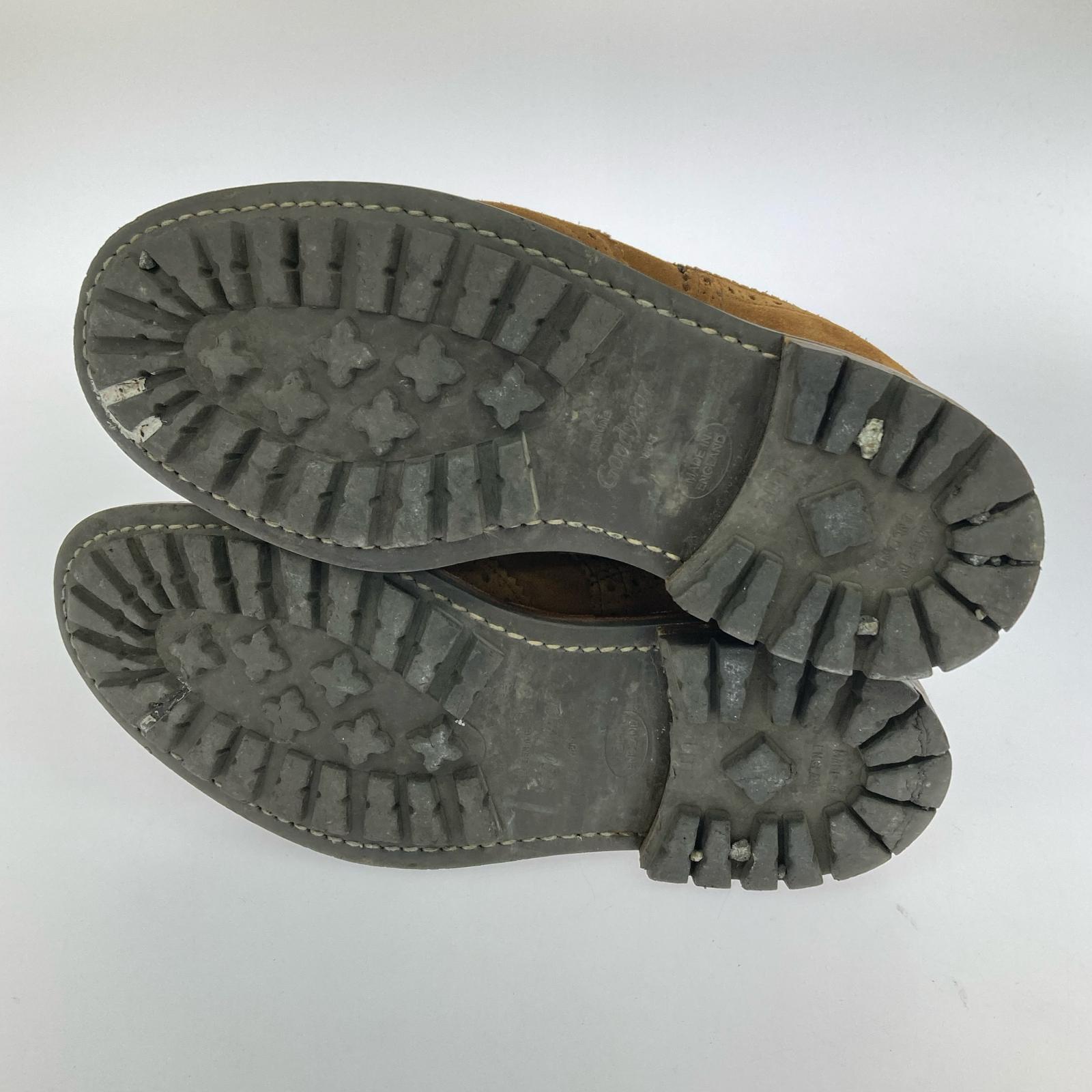 シューズ Tricker's ウイングチップ スエード茶(8J) ブラウン