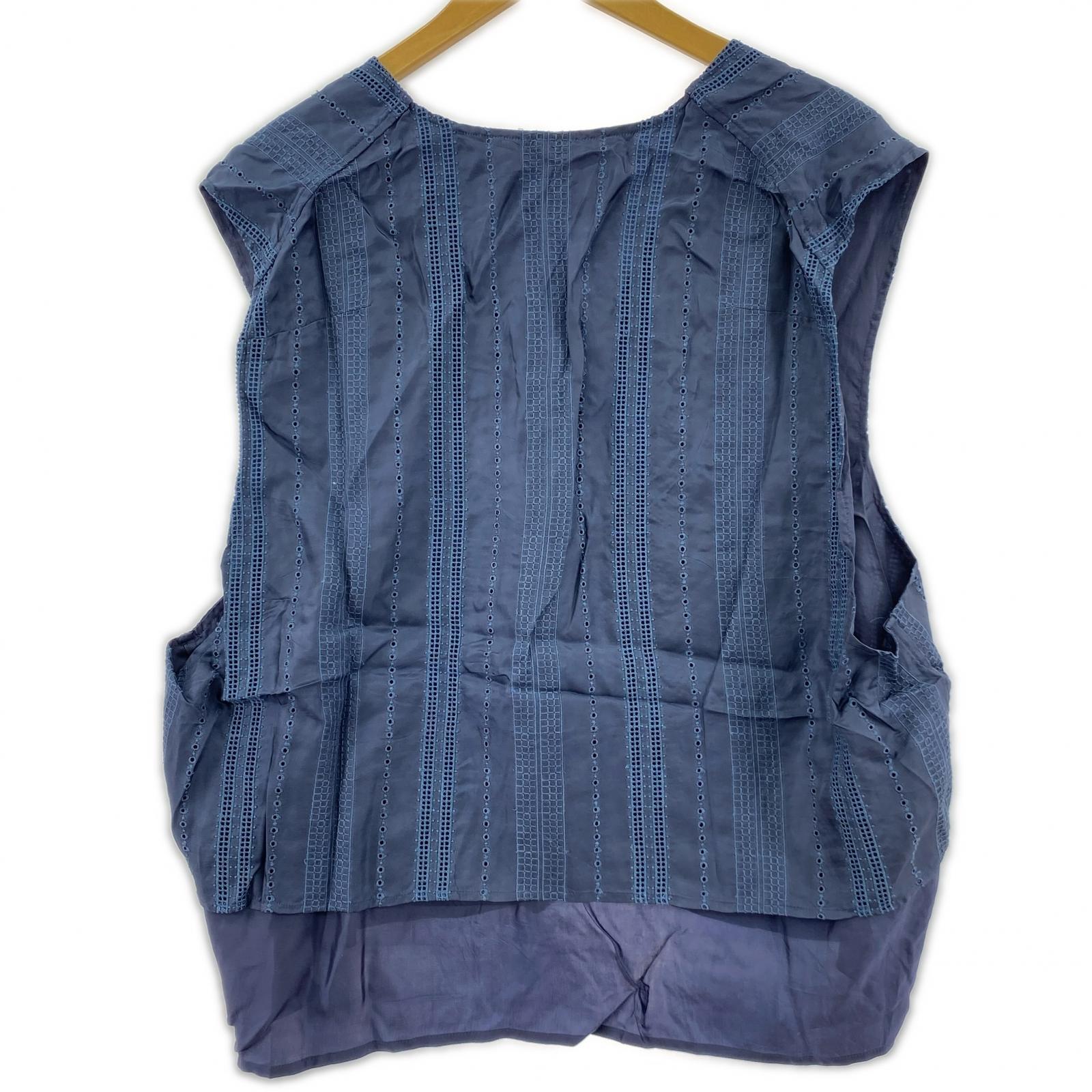 長袖シャツ URU VEST 24SCU04 紺 (2) 2 ネイビー