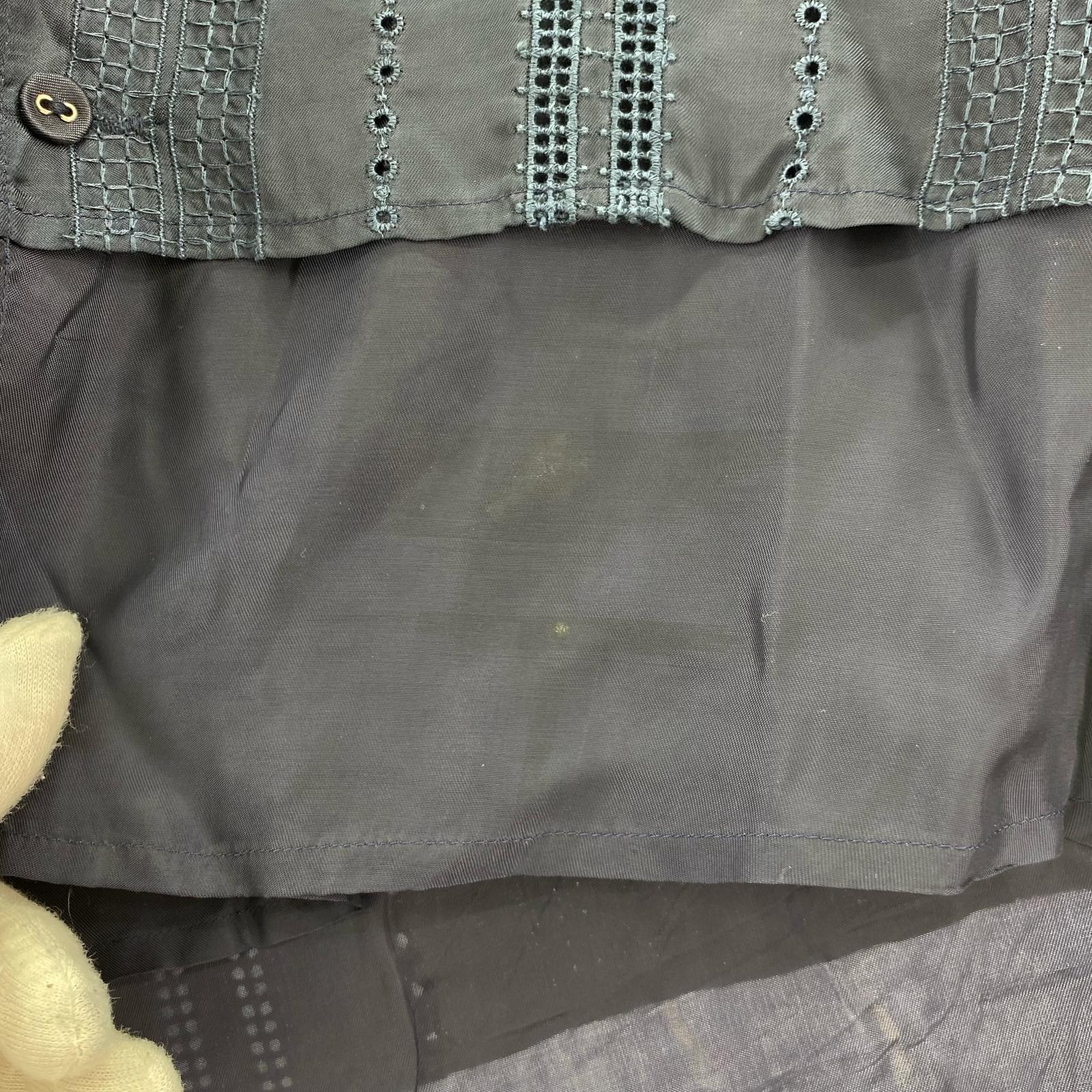 長袖シャツ URU VEST 24SCU04 紺 (2) 2 ネイビー