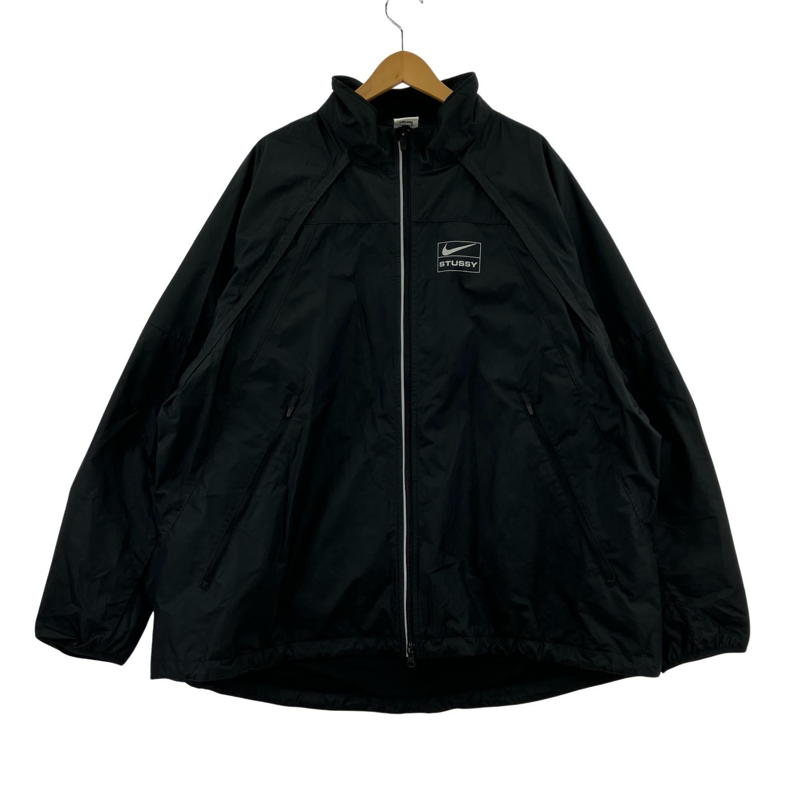 ジャケット ×STUSSY NRG FL Storm-Fit Jacket 黒 (XXL) ブラック