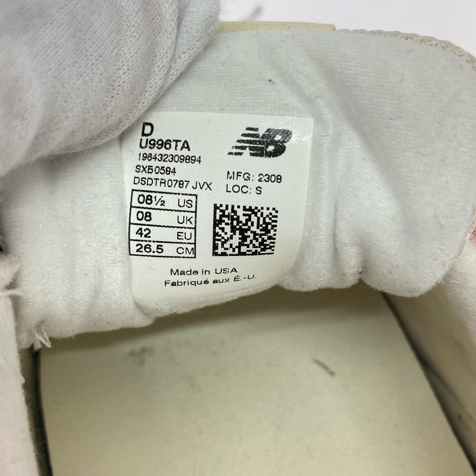 スニーカー ピンク/U996TA 26.5cm (US8 1/2 UK8 EU43)