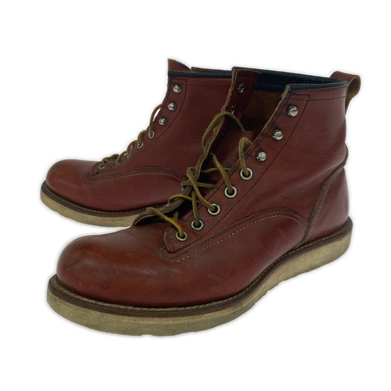ブーツ 6'LINEMAN BOOTS 25.5cm 茶 25.5cm (US7 1/2 UK7 EU41) ブラウン