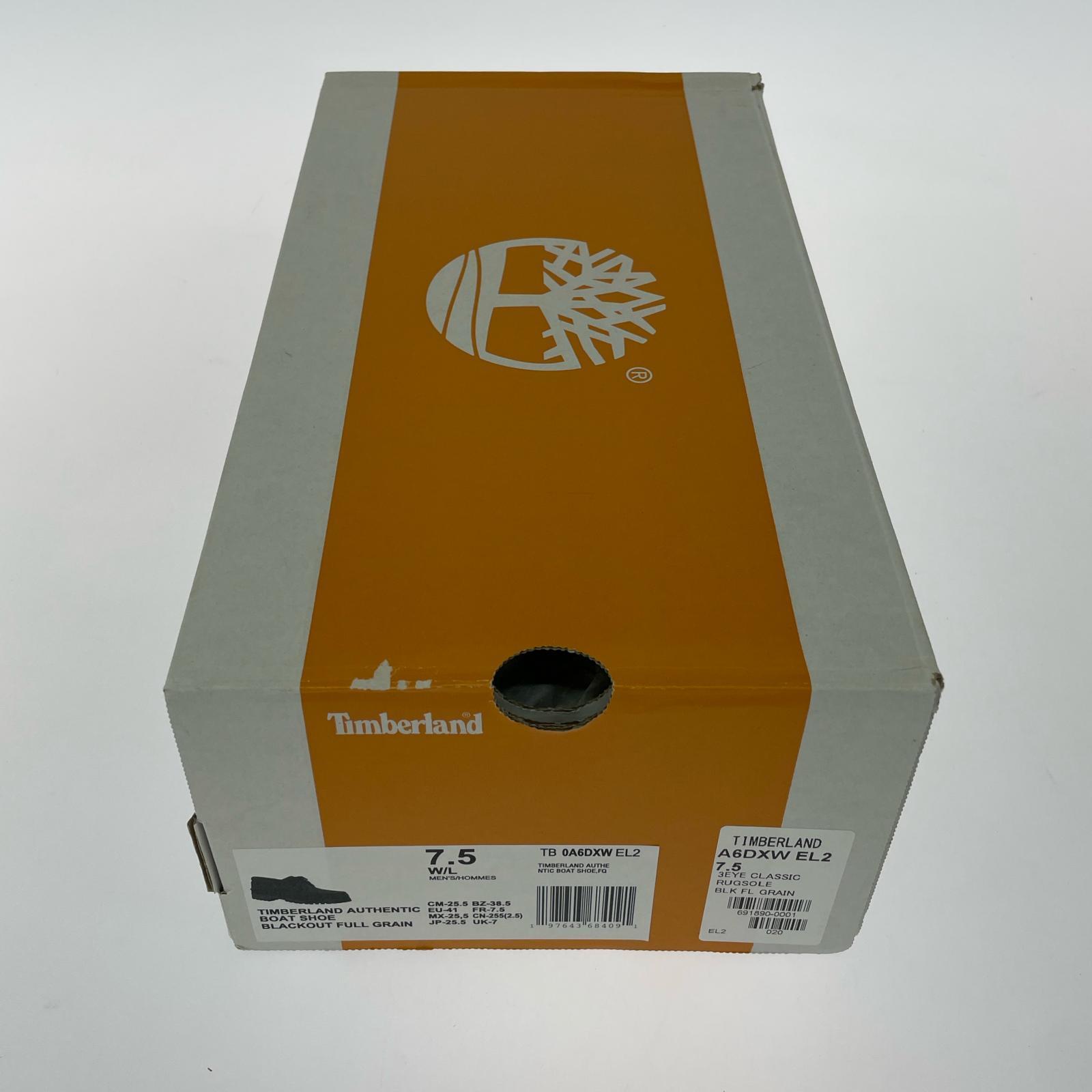 シューズ レザー デッキシューズ 25.5CM 25.5cm (US7 1/2 UK7 EU41) ブラック