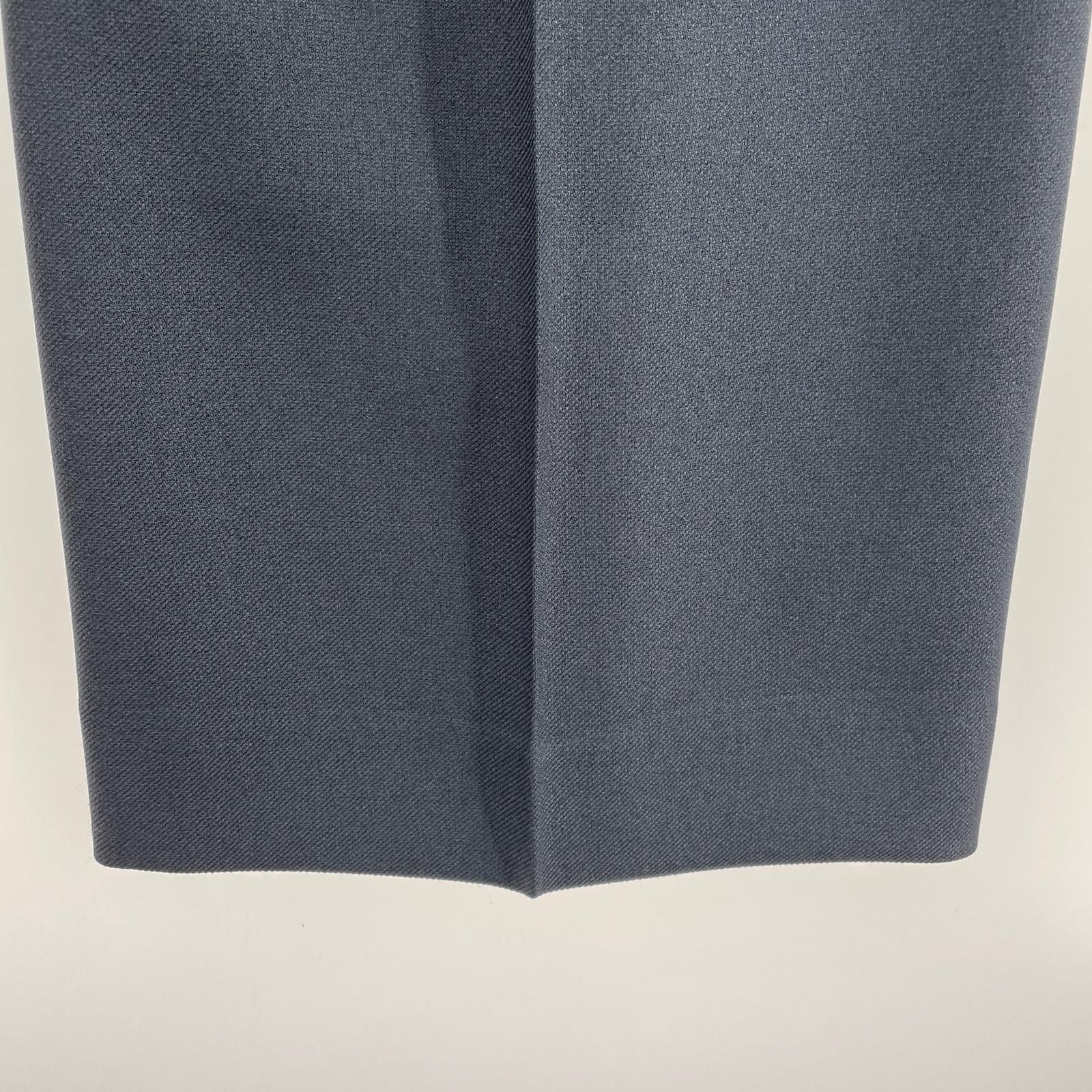 パンツ 24SS ワイドフレア スラックス グレー S ネイビー