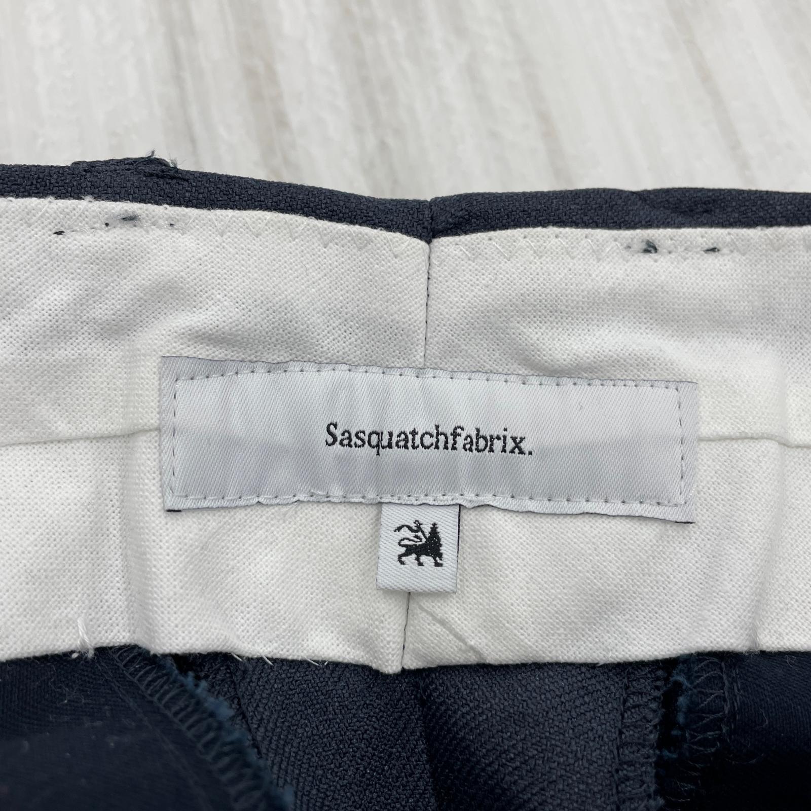パンツ 24SS ワイドフレア スラックス グレー S ネイビー