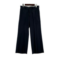 パンツ 24SS ワイドフレア スラックス グレー S ネイビー